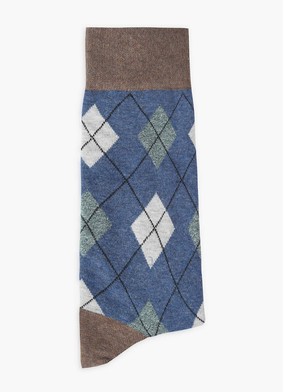 front Contrasterende Argyle Groomsmen Sokken