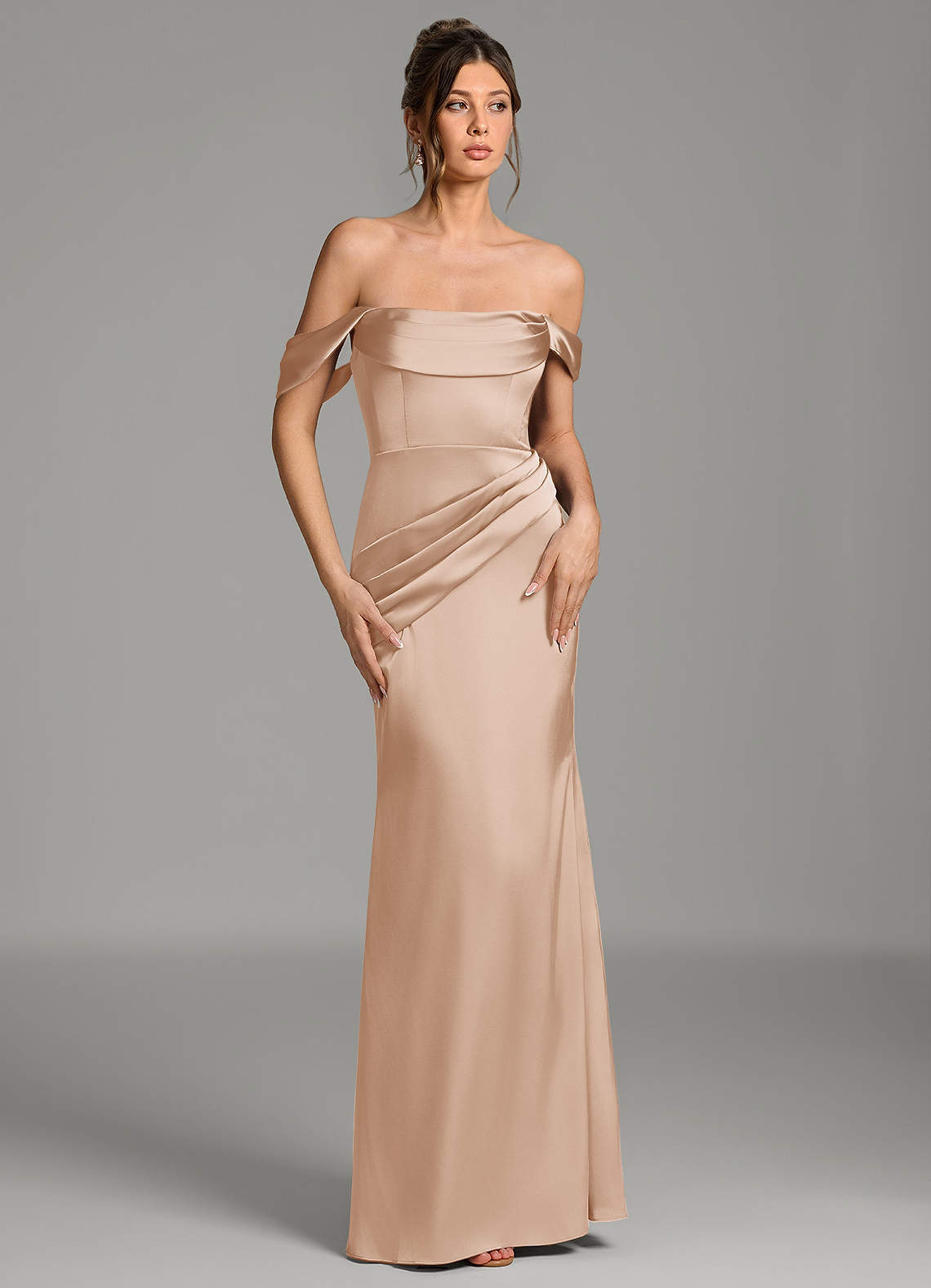 english rose bridesmaid dresses Azazie Alanis Length:MAXI Break It Off Maxi Size:18w Float down the aisle