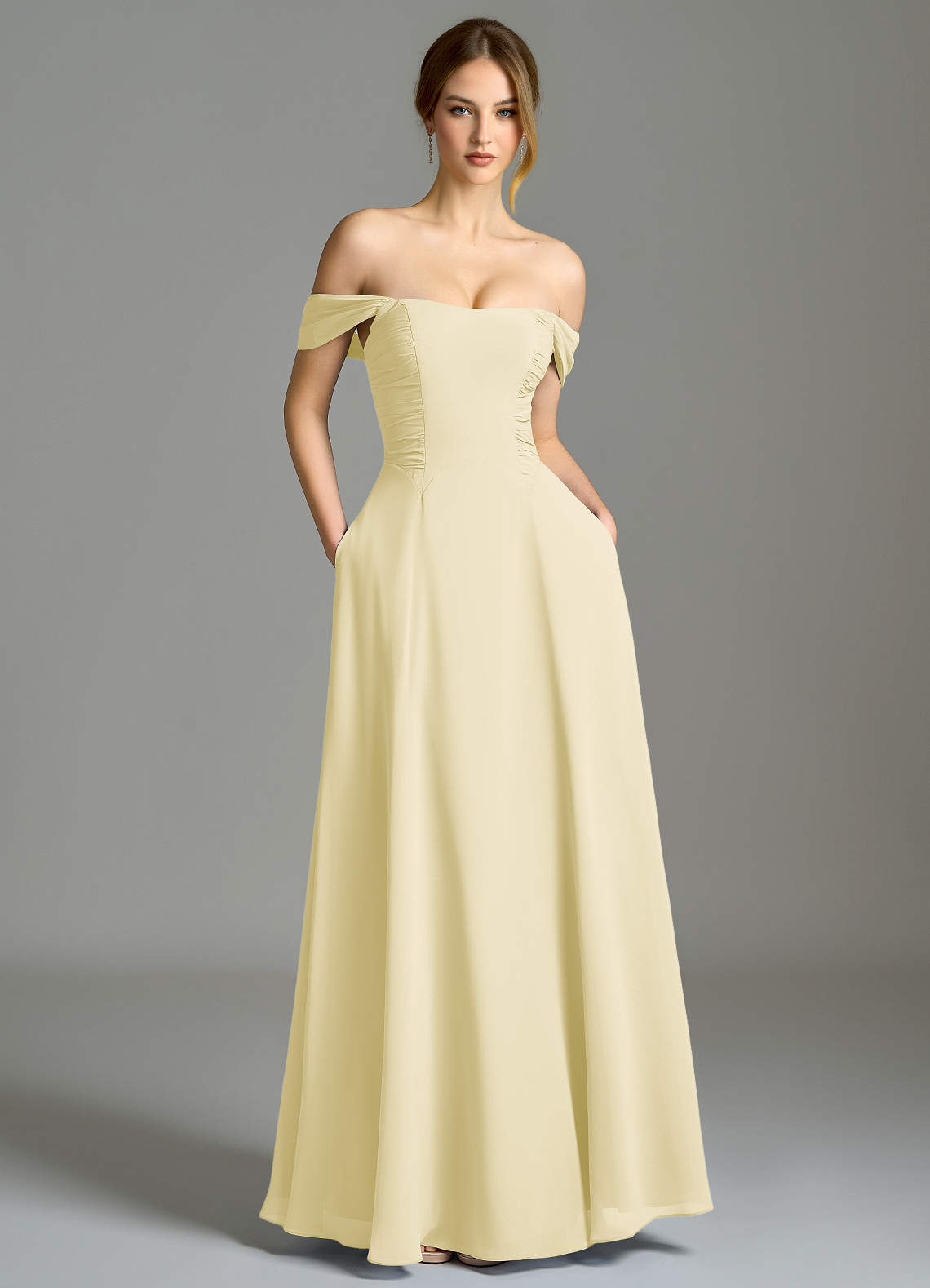 oasis bridesmaid dresses Women's Light Blue Cowl Halterneck Satin Maxi Bridesmaid Dress
