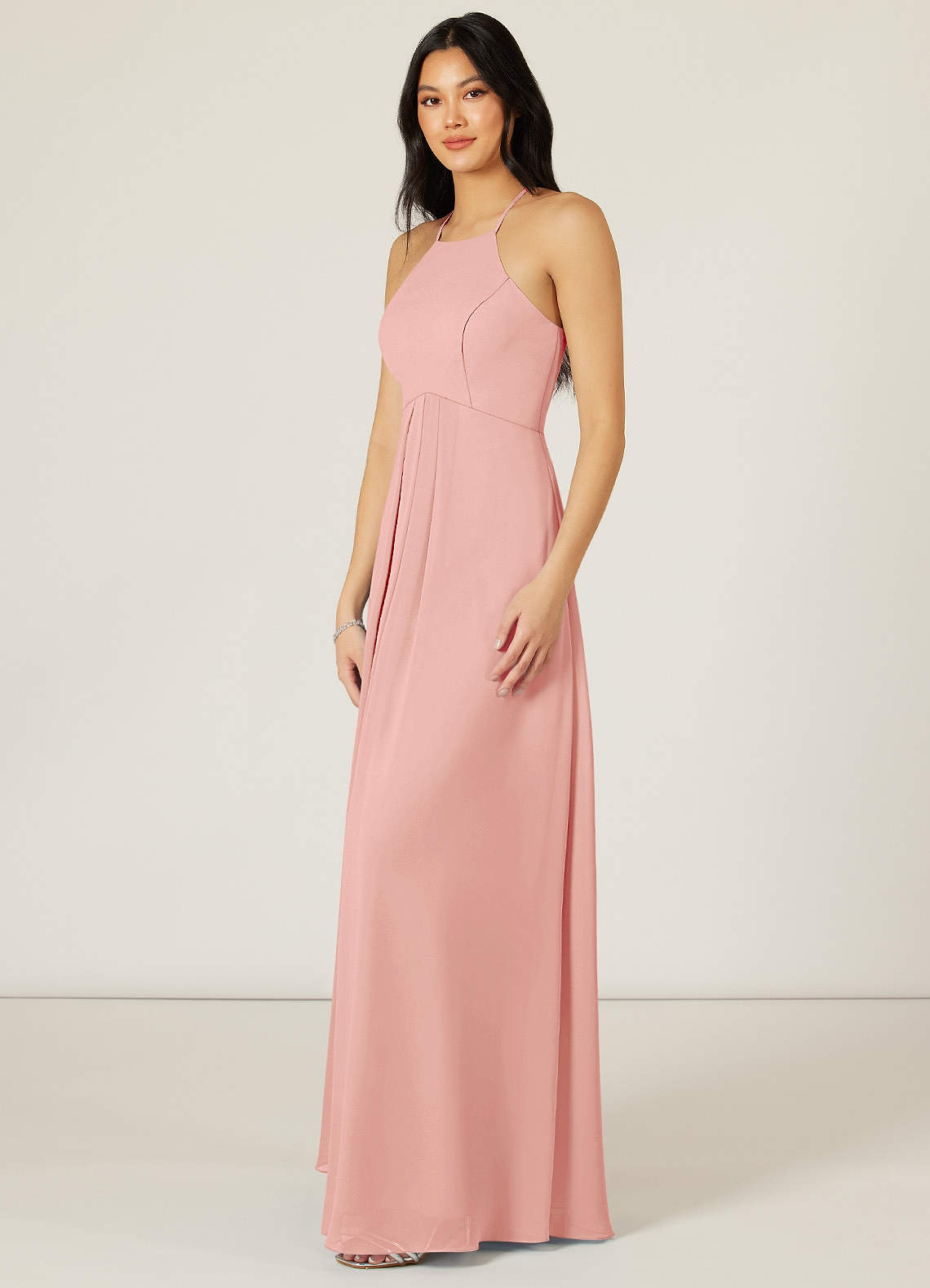 Azazie Sarah Ready to Ship Eucalyptus Chiffon Bridesmaid Dresses