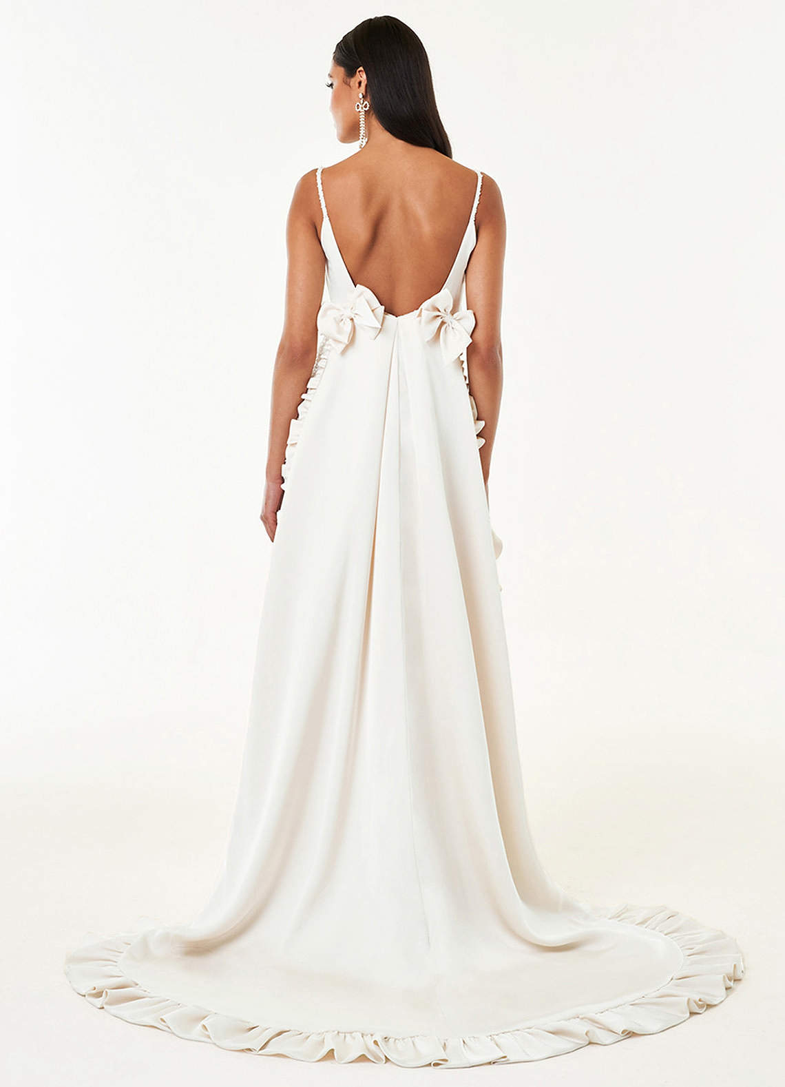Adrina Cream Beaded Gown Ready to Ship | Azazie CA