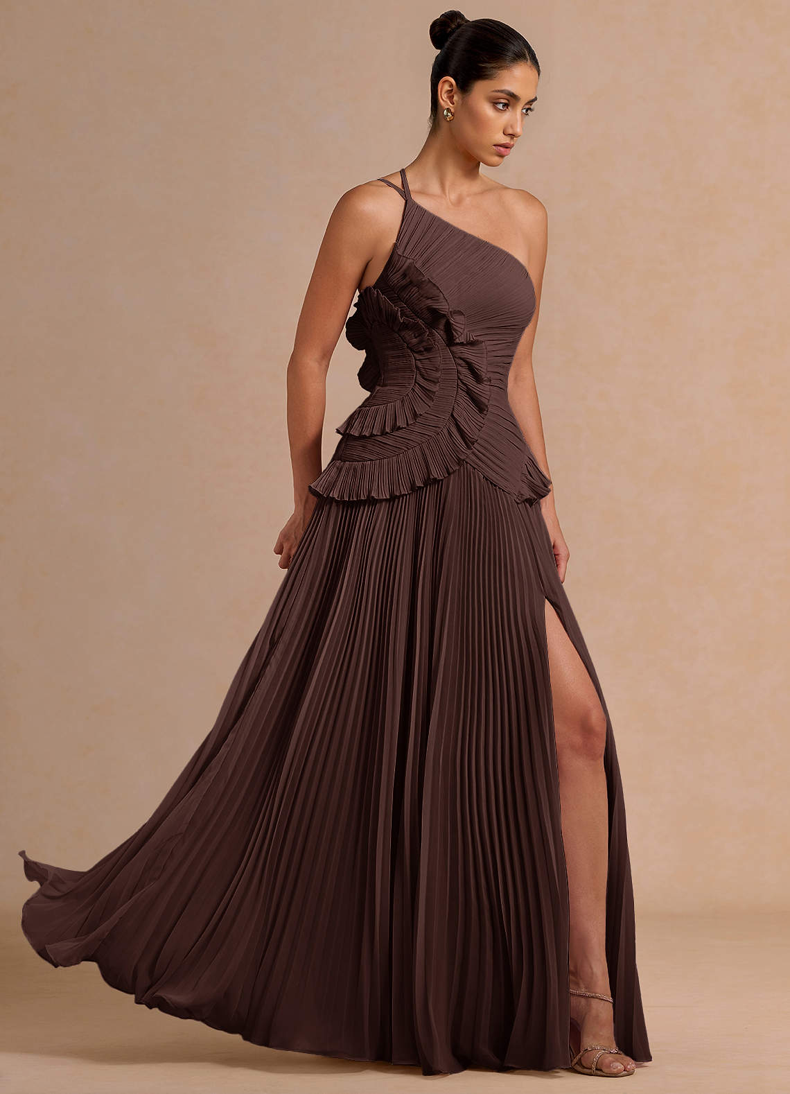 Melody Truffle Maxi Dress | Azazie