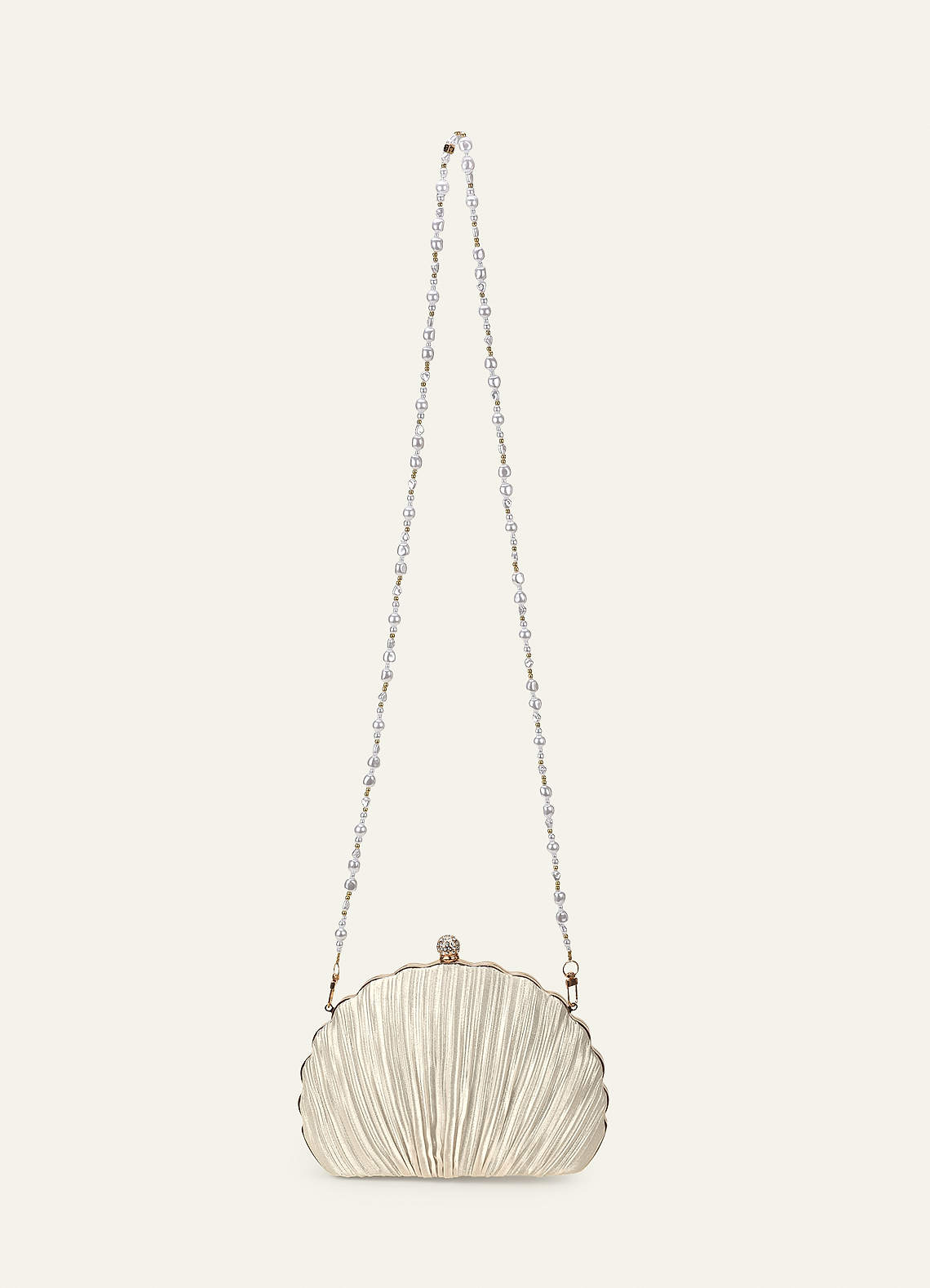 front Pearl Bag Strap Charm Elegant Layered Design Phone Chain