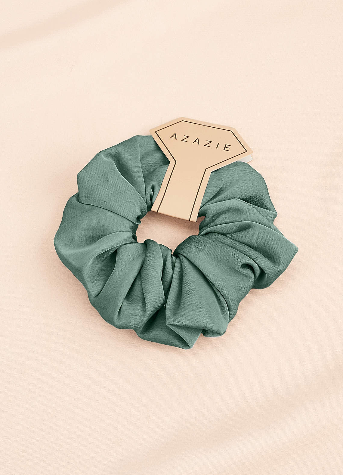 front Bridesmaid Stretch Satin Over Size Scrunchies