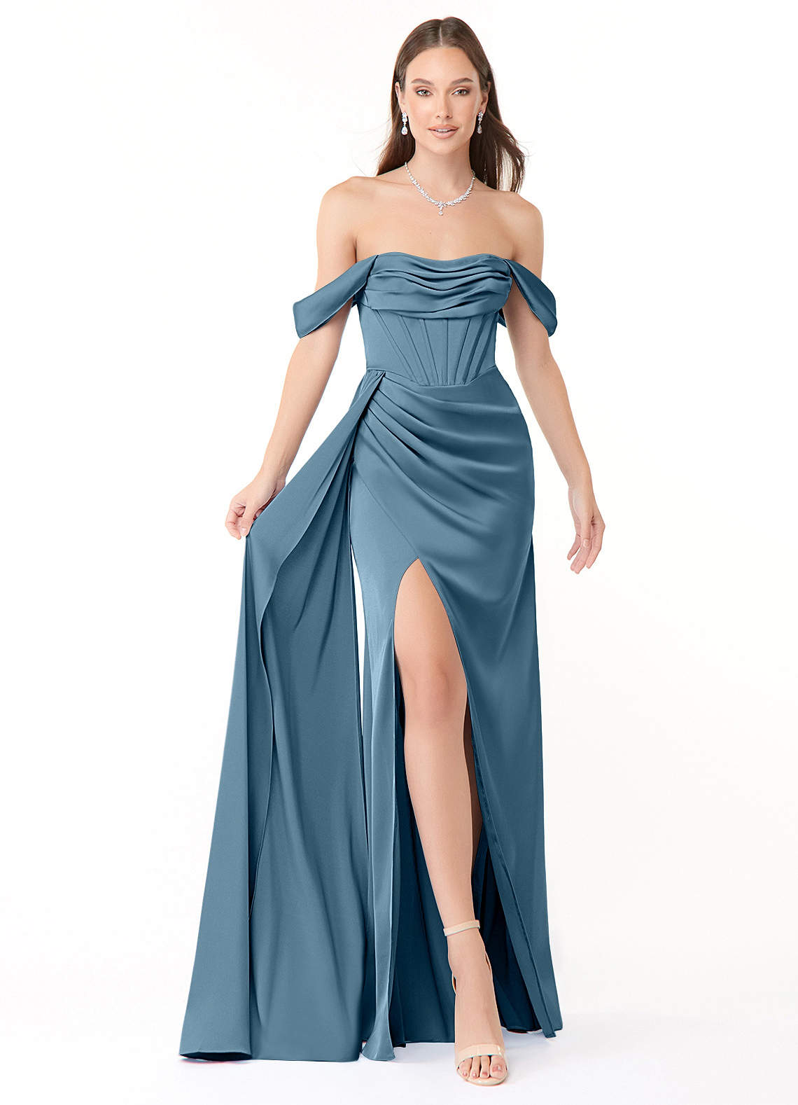 bridesmaid changes dress Kennedy Blue Lonnie Junior Bridesmaid Dress  Wedding Shoppe