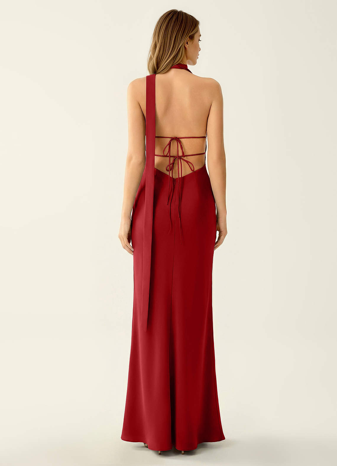 ruby red prom dress Tina Holly TK241F Ball Gown Long Slit Formal Prom Dress