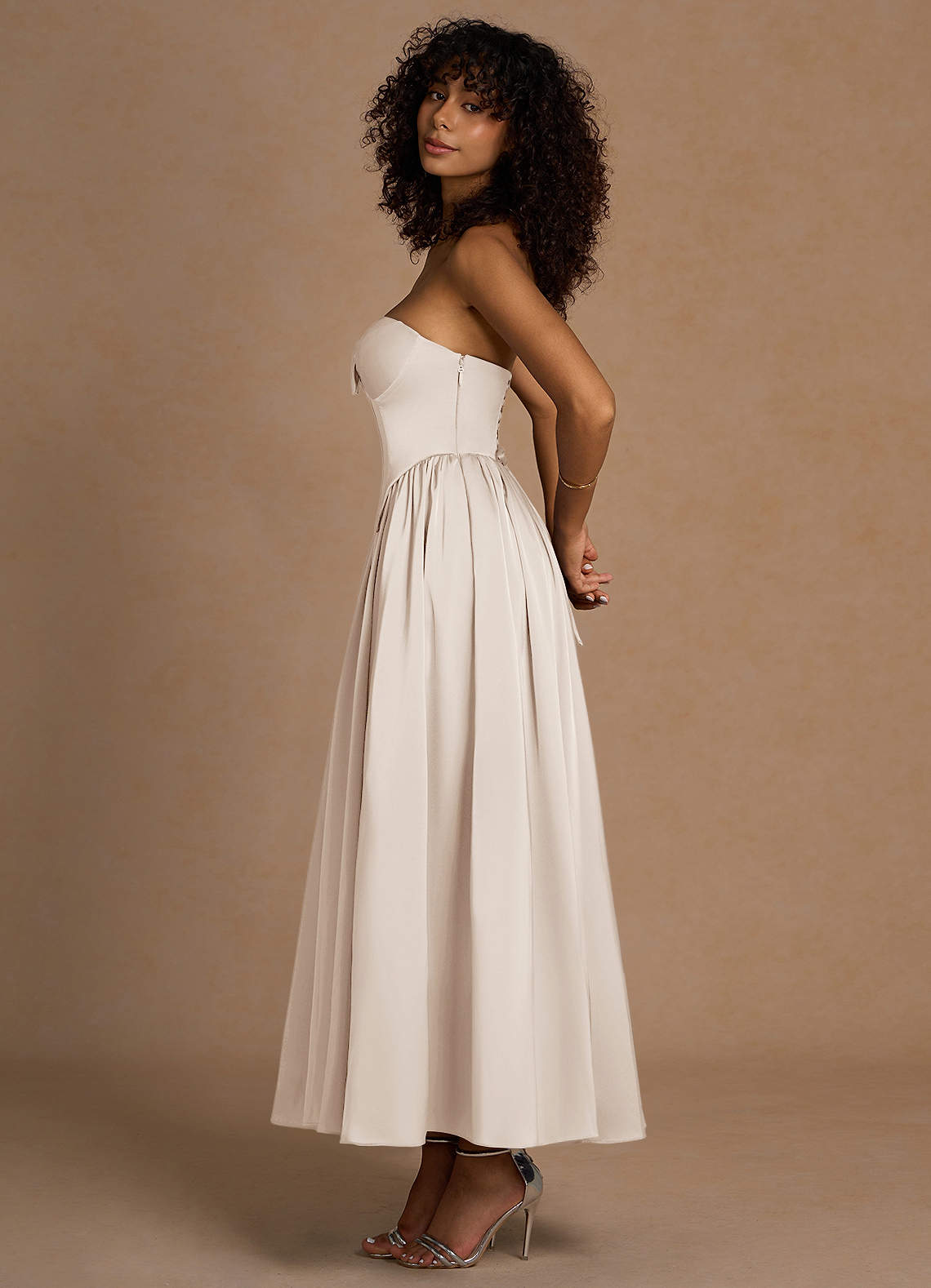 Eloise Cream Maxi Dress Ready to Ship | Azazie