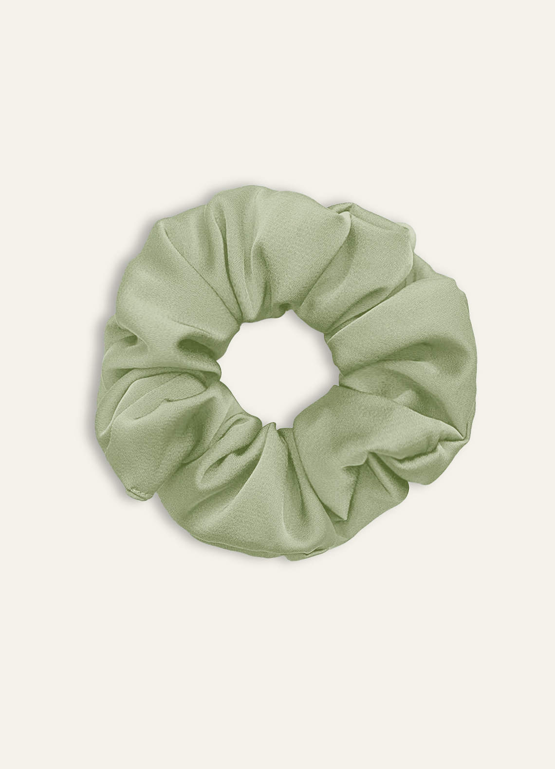 front Matching Color Bridesmaid Stretch Satin Over Size Scrunchies