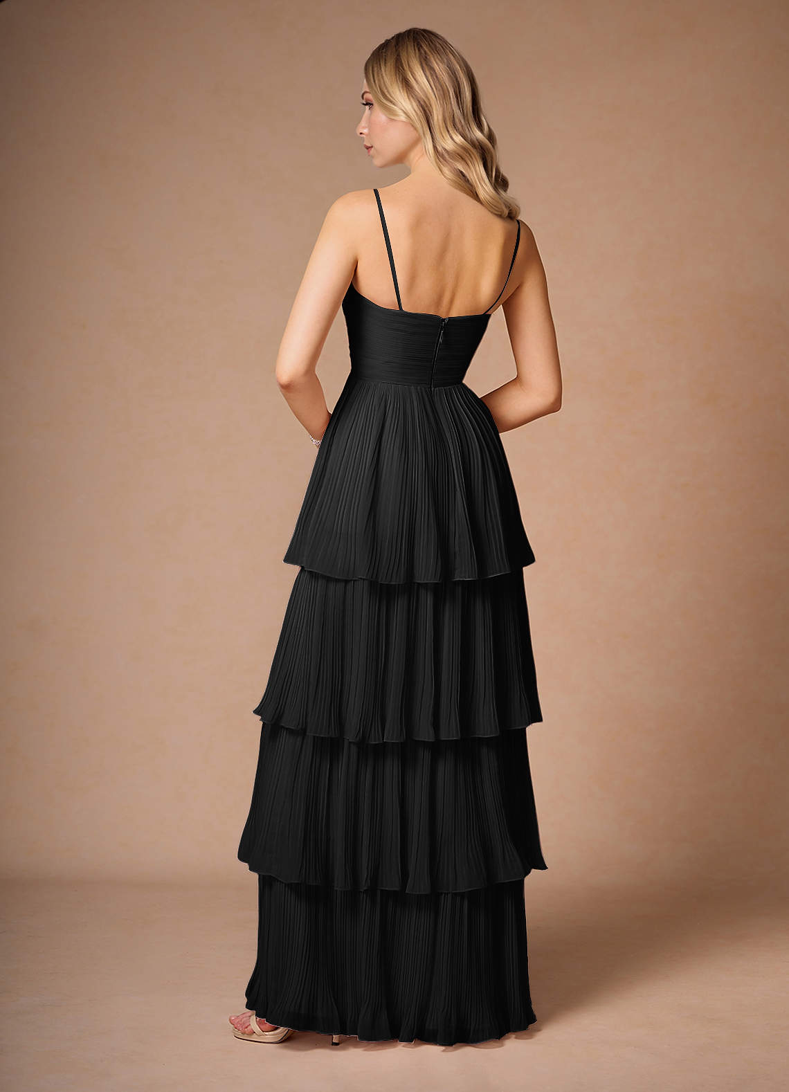 Isla Black Maxi Dress | Azazie