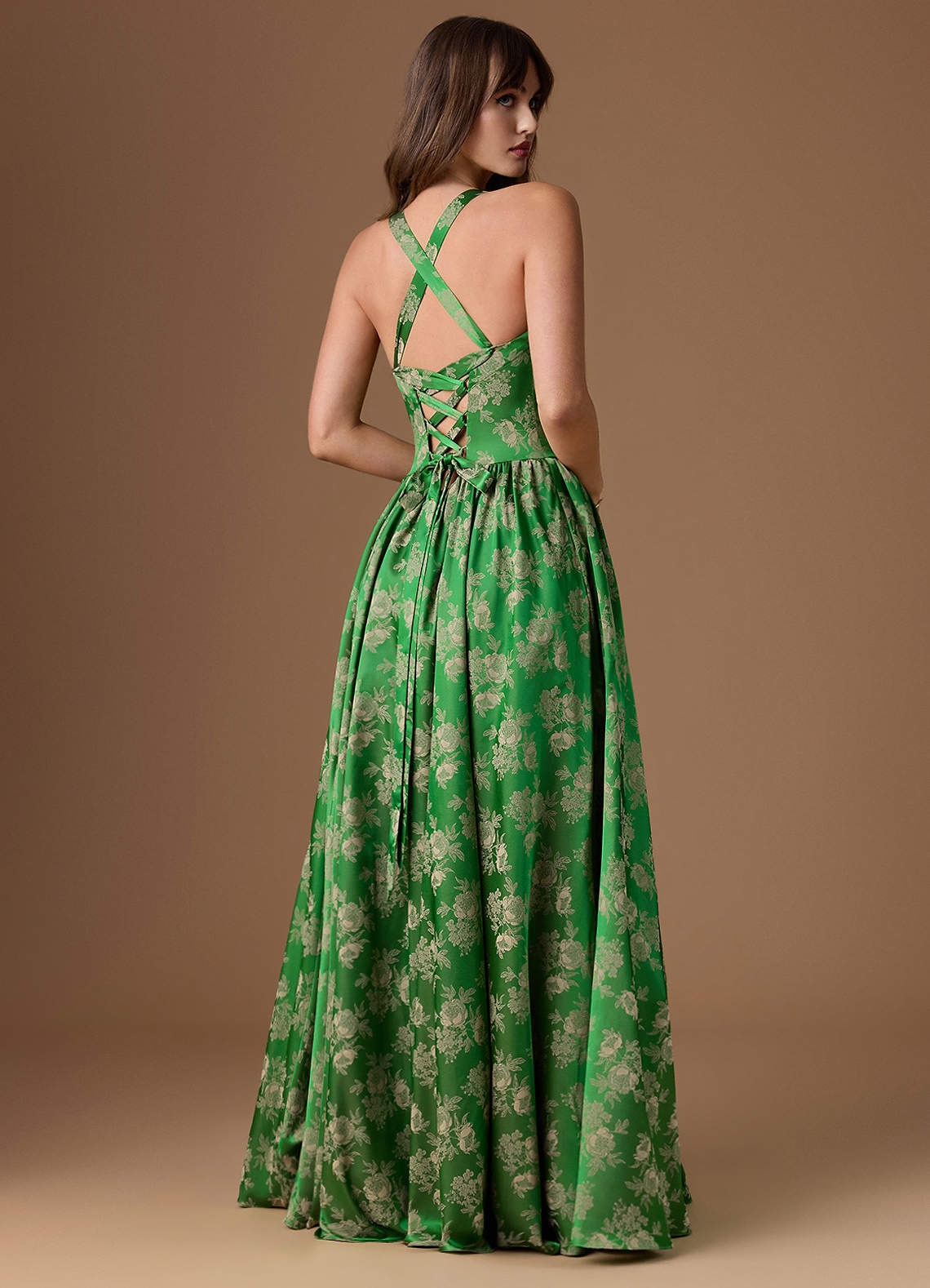 green bloom maxi dress Remie Green Bloom Maxi Dress