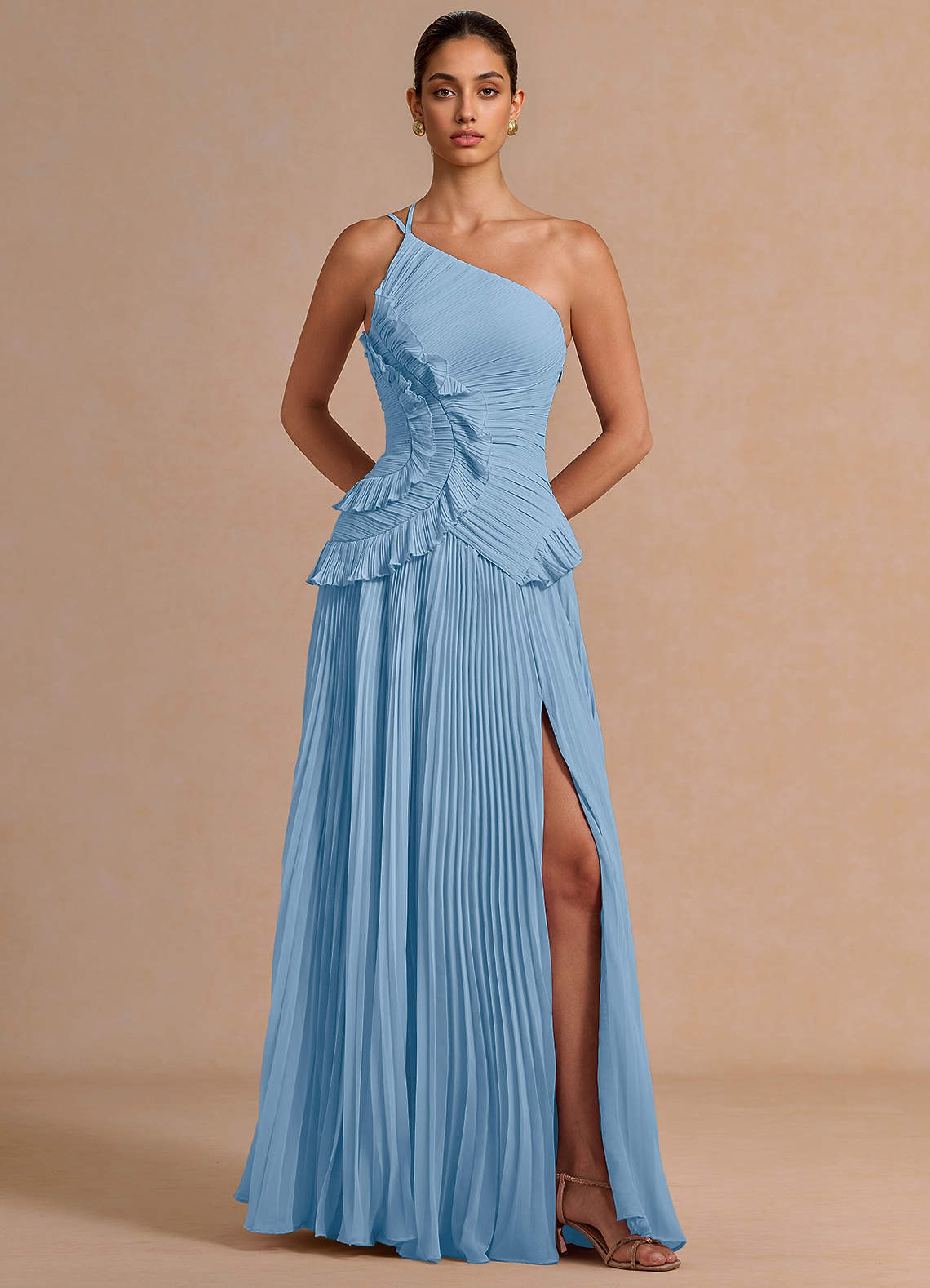 Melody Haze Blue Maxi Dress | Azazie