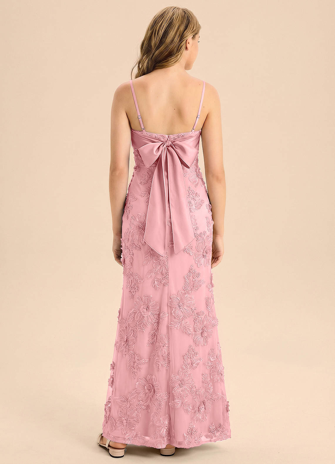 front Azazie Mia Junior Formal Dress