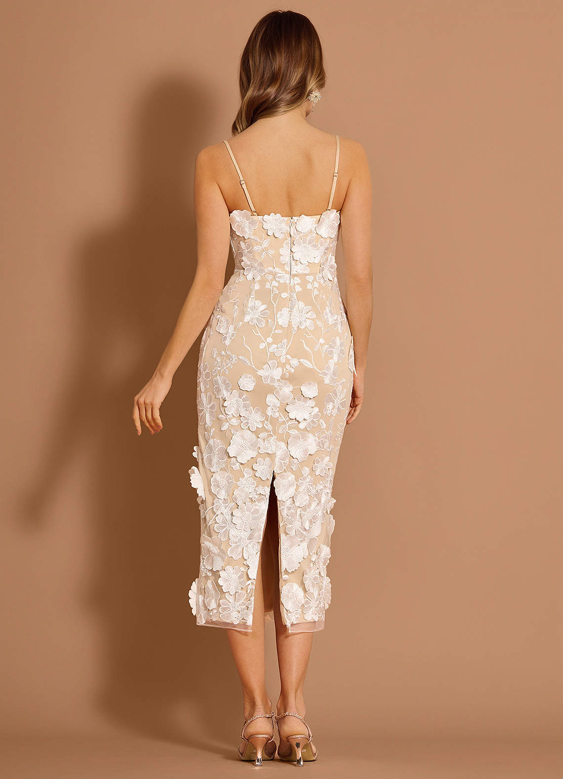 Della White Midi Dress image1