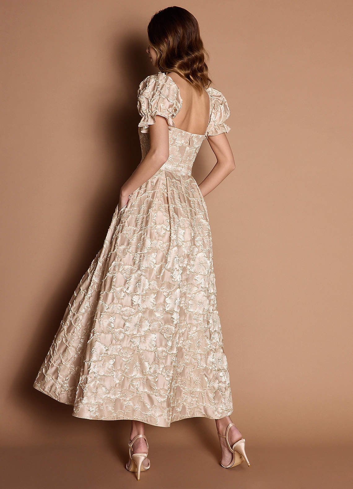 suknia Róż Vintage Maxi Glenda image3