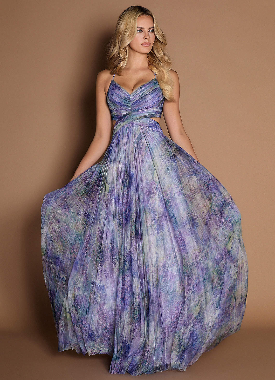 Raquel Lilac Maxi Dress image1