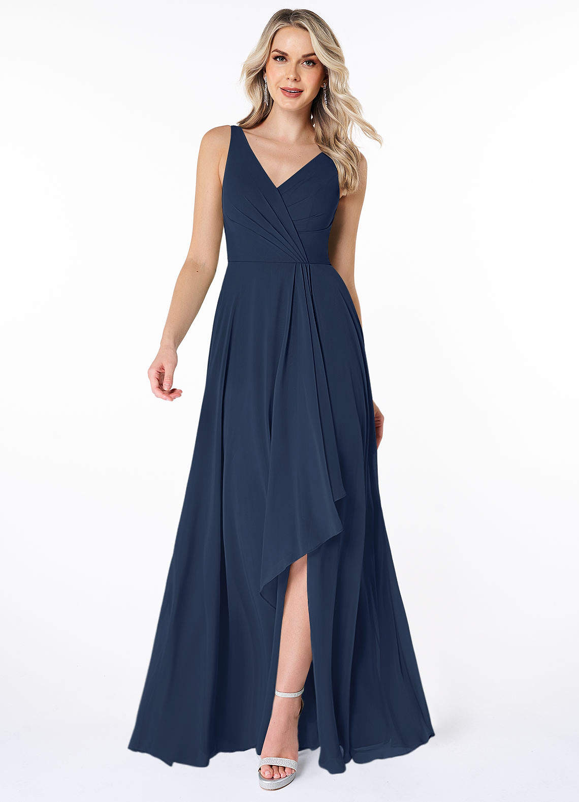 Azazie navy hotsell bridesmaid dresses