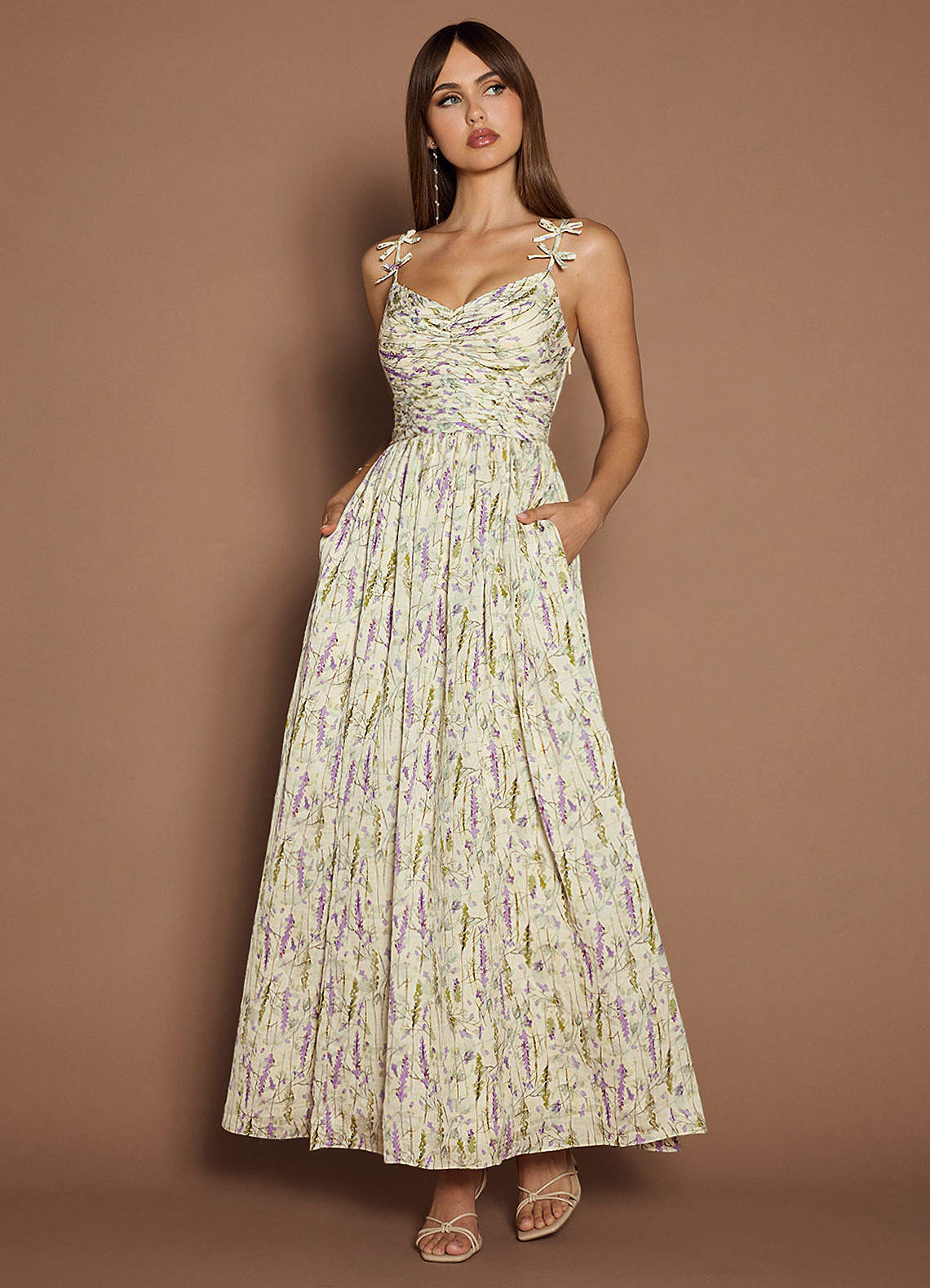Juliet Maxi Klänning Lila Multi image1