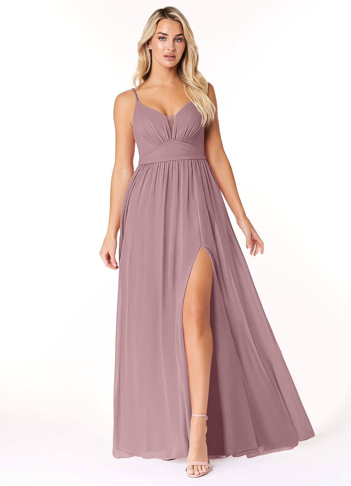 Azazie Rayna Dusty Rose Bridesmaid Dresses | Azazie AU