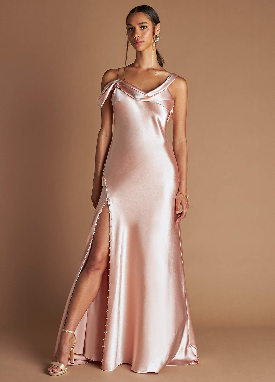 Belle Blush Pink Gown Ready to Ship | Azazie