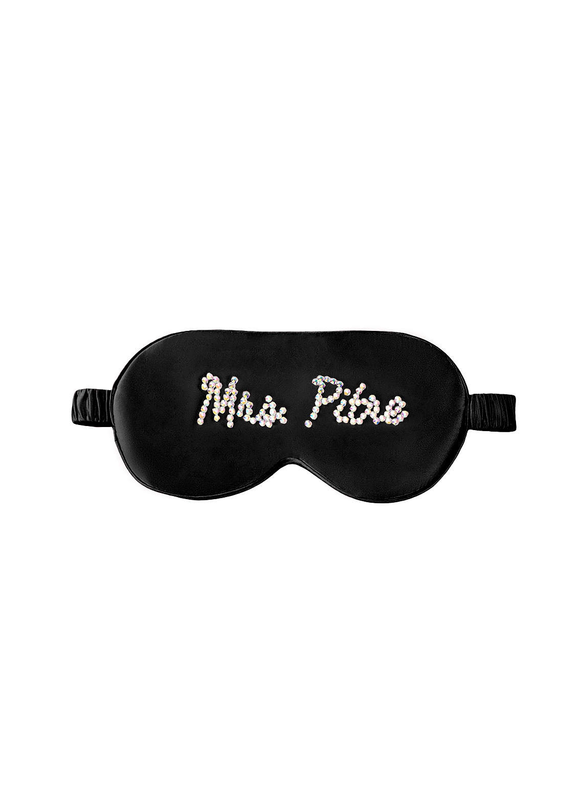 front Rhinestone Personalized Name Sleep Mask