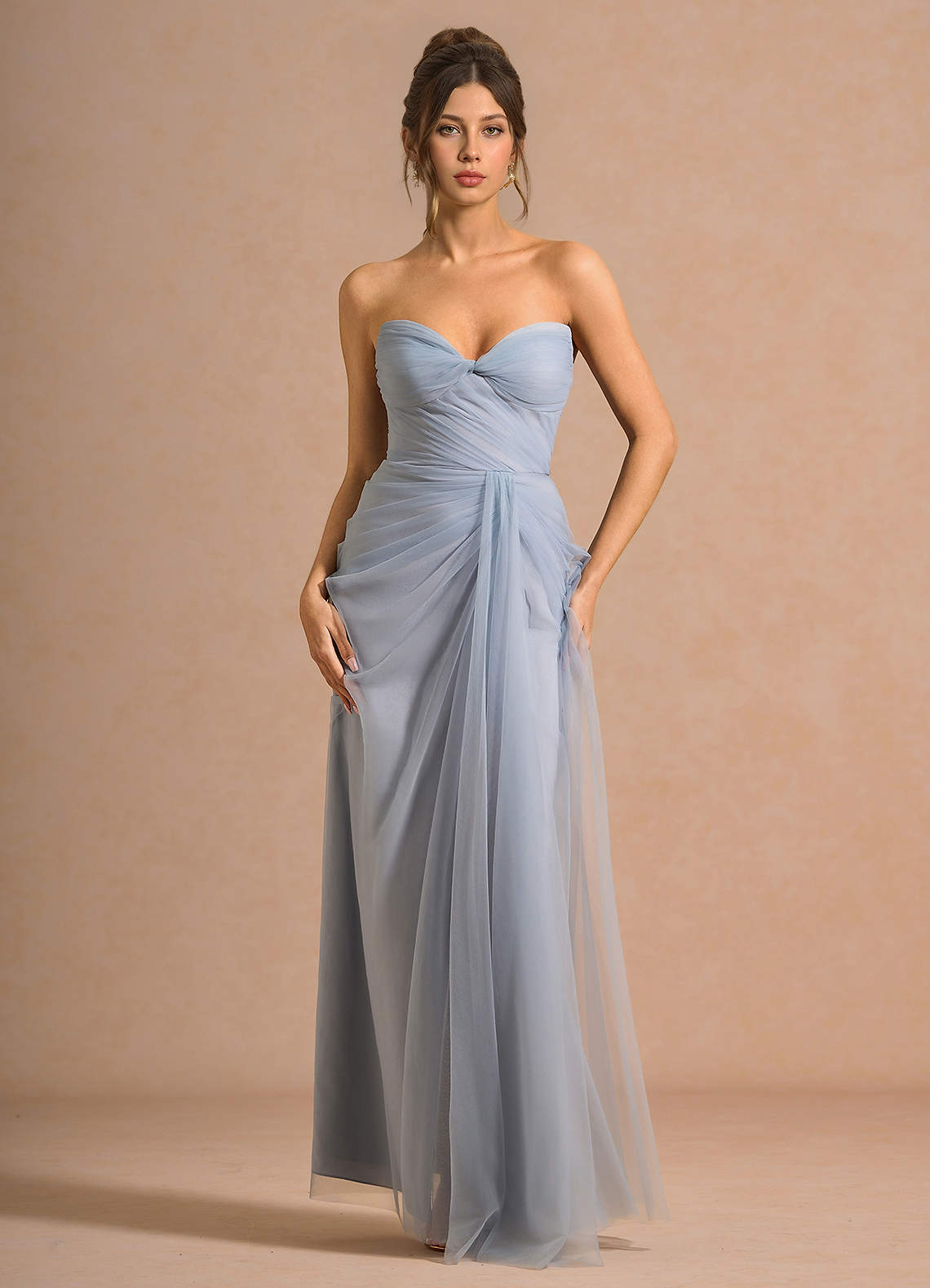 Larissa Powder Blue Two Piece Set Ready to Ship | Azazie