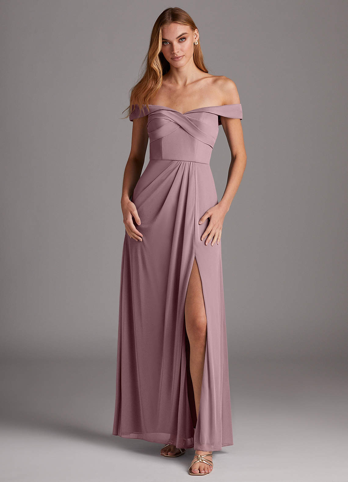 Azazie Dusty good Rose Bridesmaids Dress