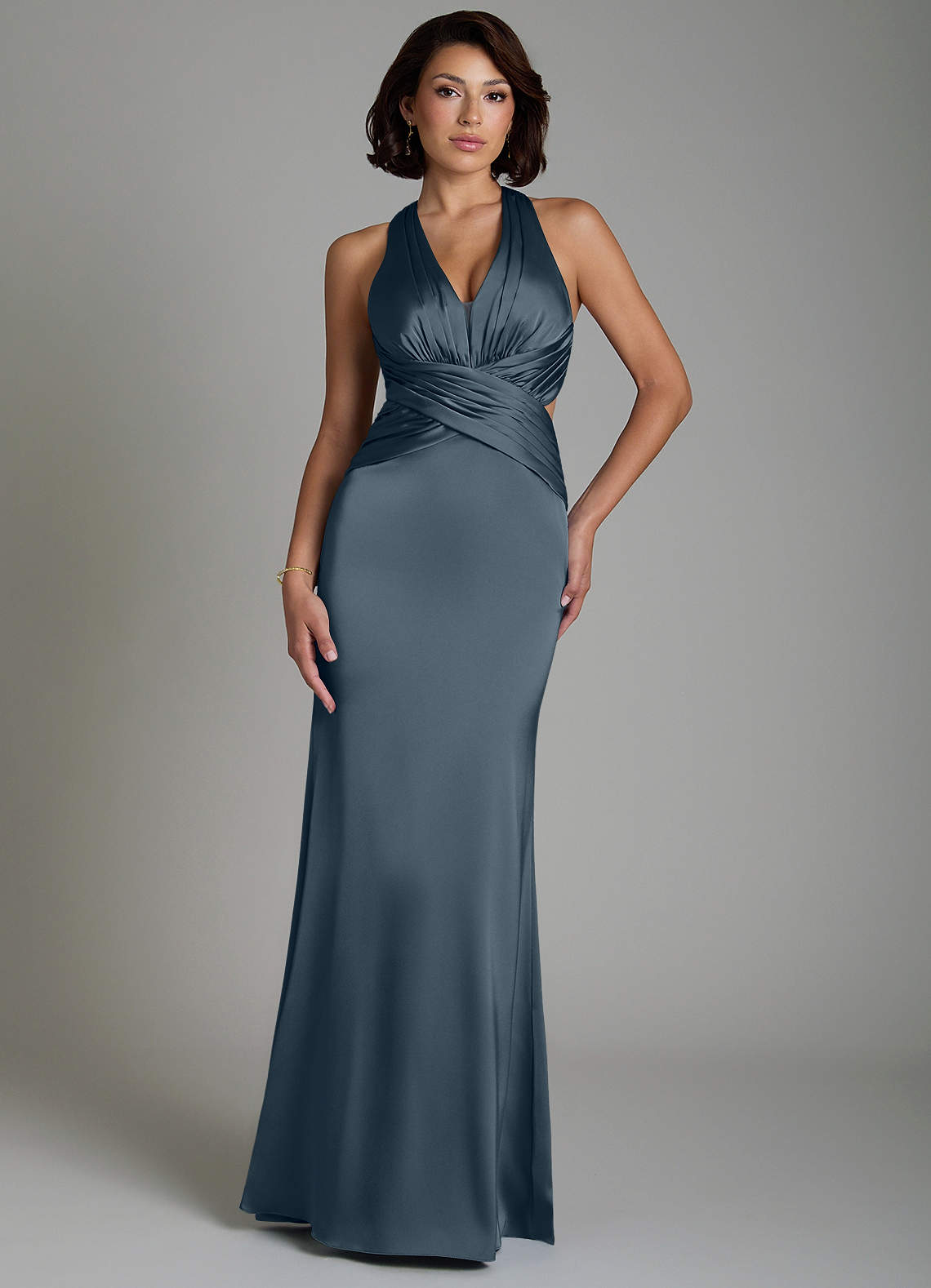 maya bridesmaid dresses grey Azazie wedding dress styles 2017 A contrast chiffon moment Prom Homecoming Black Dress color:wine