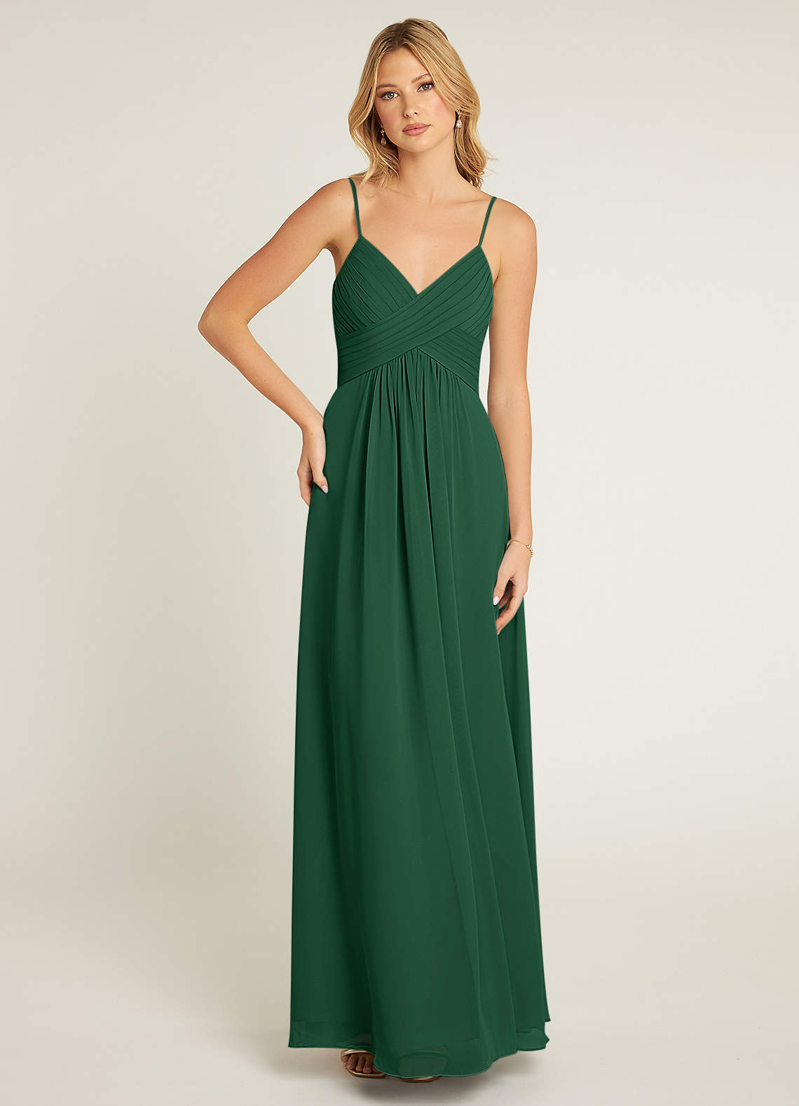 Azazie cheap dark green