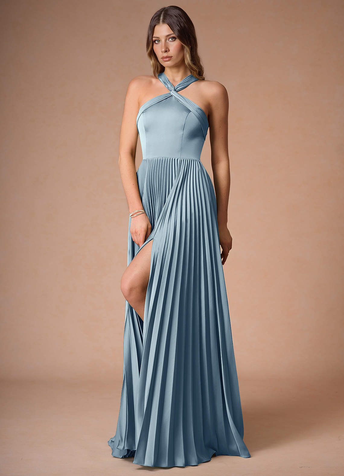 Teresa Powder Blue Maxi Dress image1