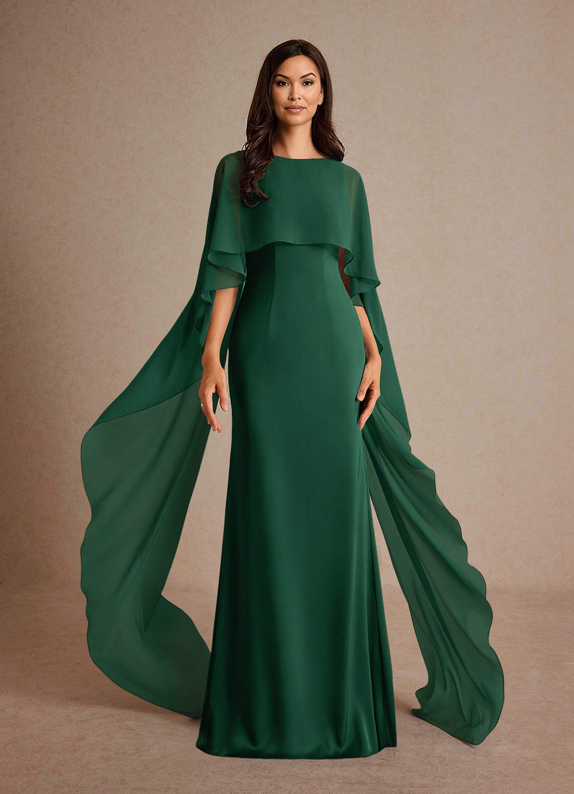 slim fit dress slacks Verity Green Embellished Cape Sleeve Maxi Dress – Frock and Frill