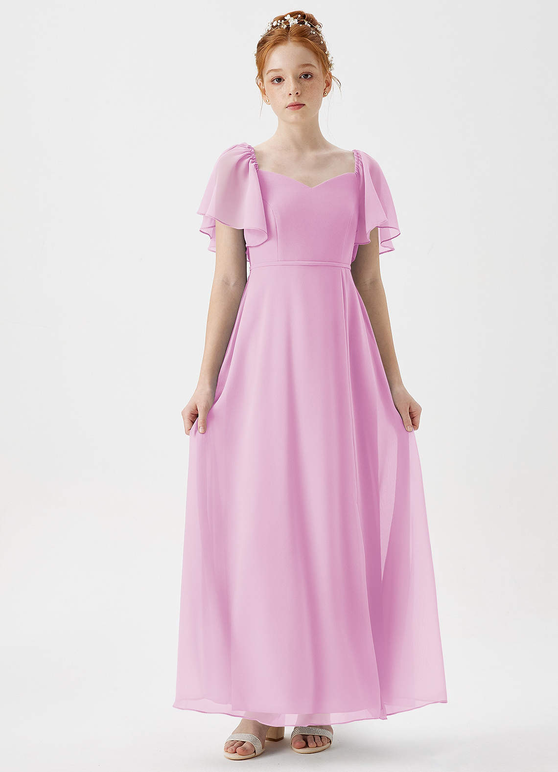 Azazie Chloe Junior Ready to Ship Bridesmaid Dress in Candy Pink | Azazie Azazie Chloe Junior Ready to Ship Bridesmaid Dress in Candy Pink | Azazie