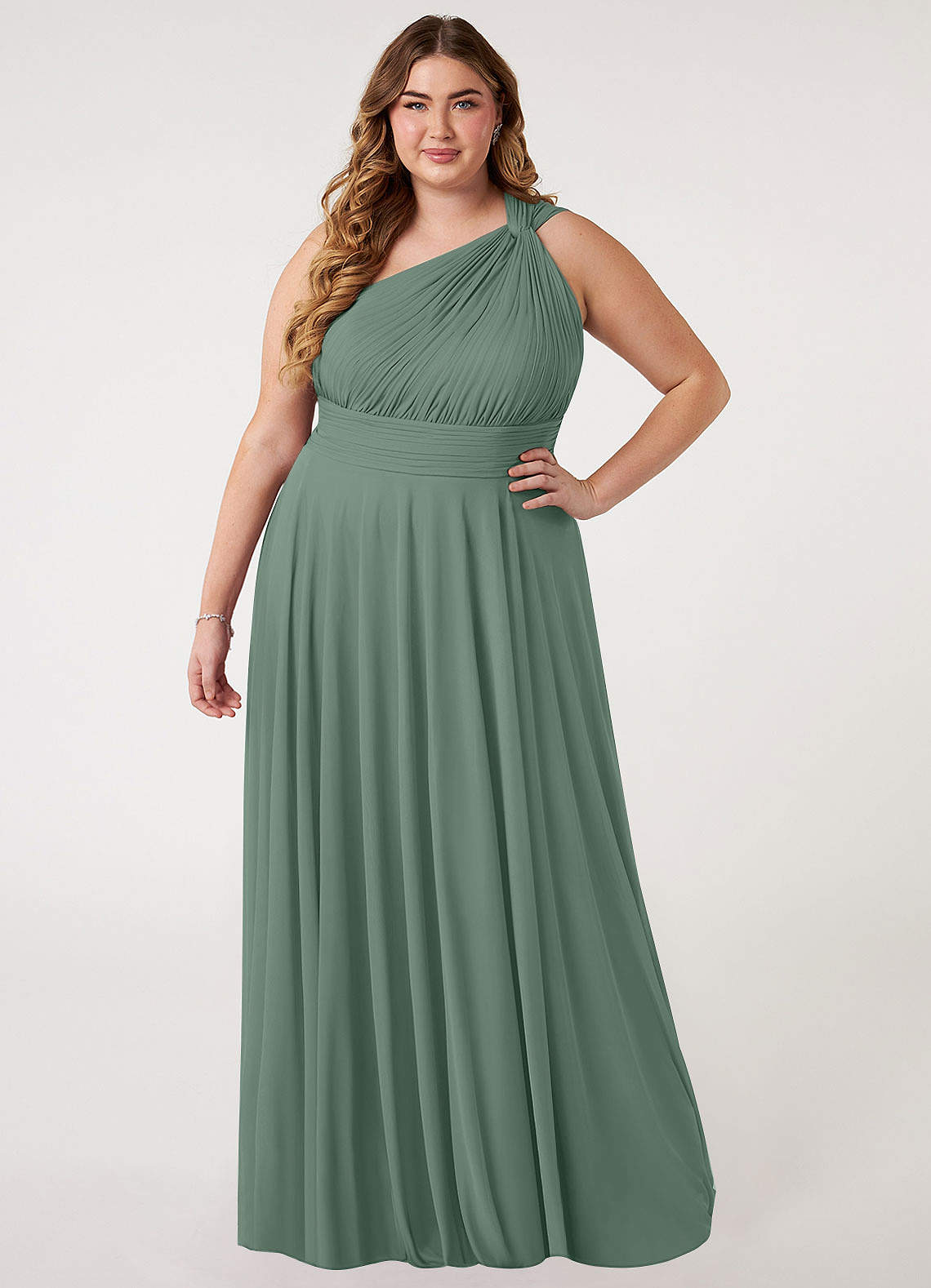 Azazie Charlize Eucalyptus Bridesmaid Dresses Azazie