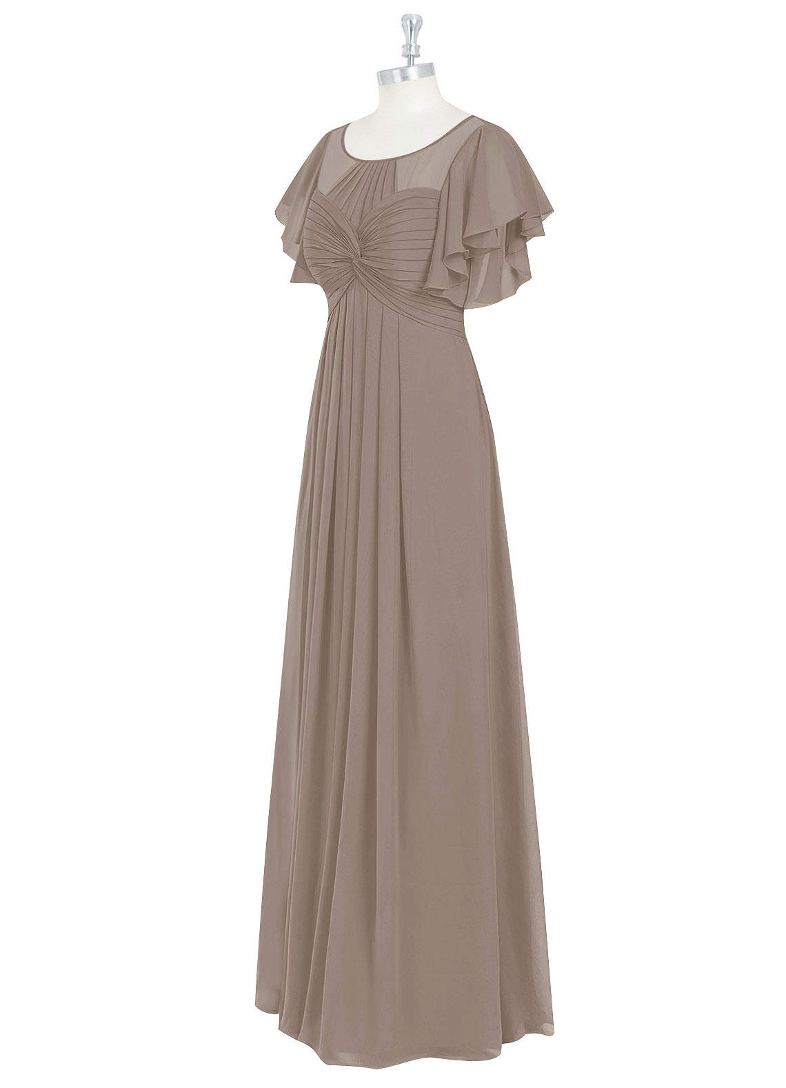 Modest grey bridesmaid dresses best sale