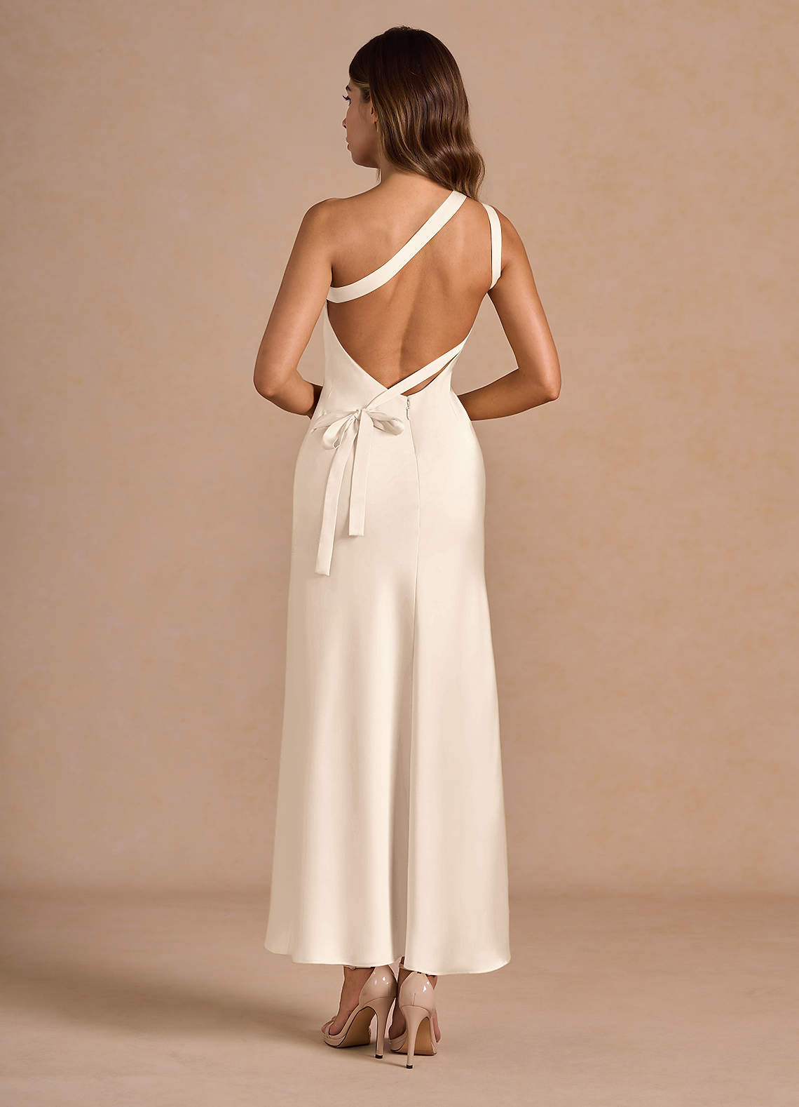 cream backless maxi dress Beverley Cream Mesh Maxi Dress - US 10