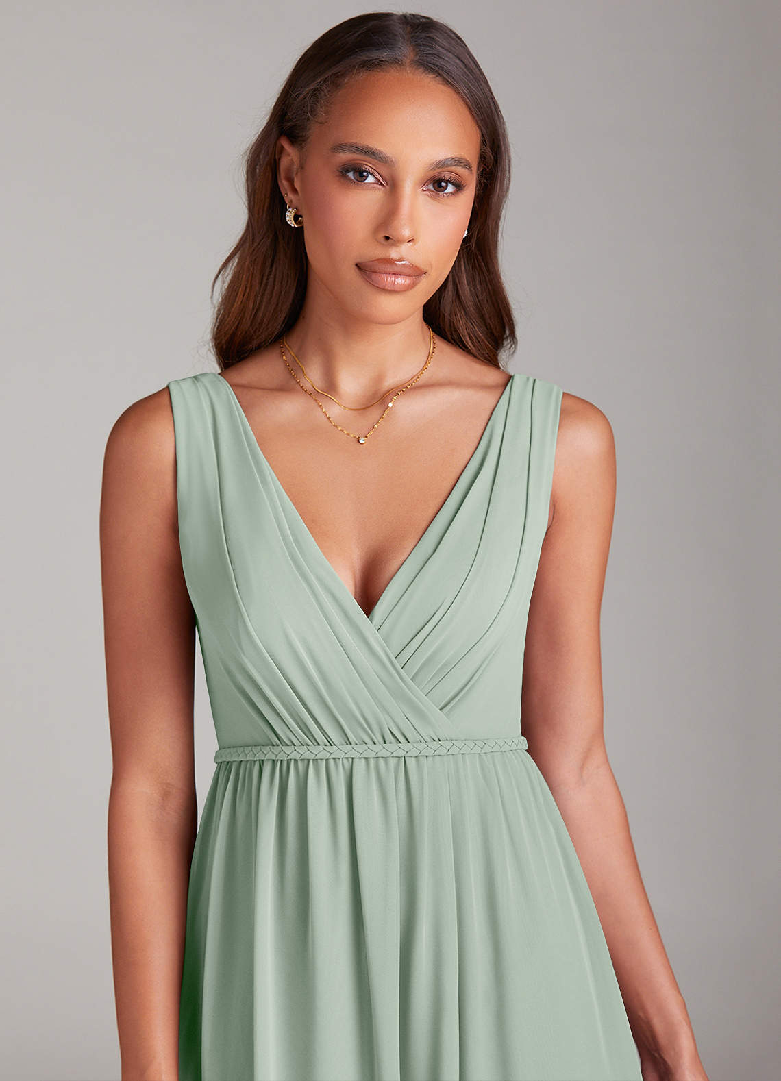 multiway bridesmaid dress chiffon Olive Green Multiway Bridesmaid Dress Off The Shoulder Floor Length St
