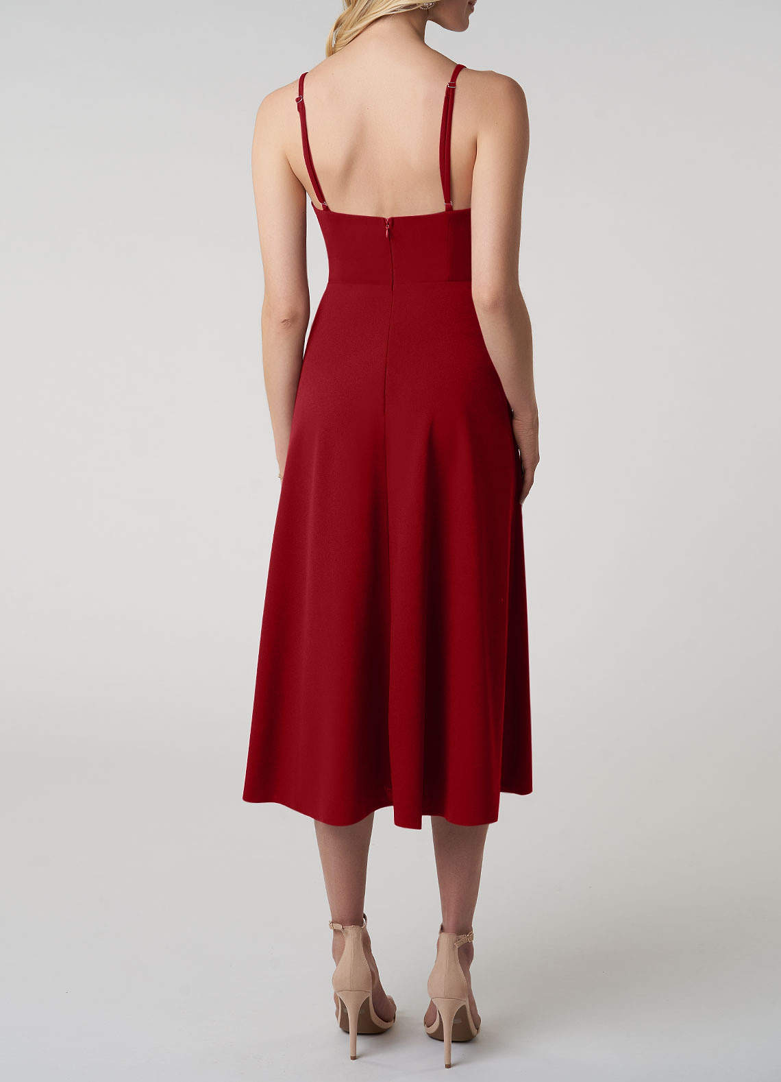 Crepe Midi Slip Dress Calvin Klein®