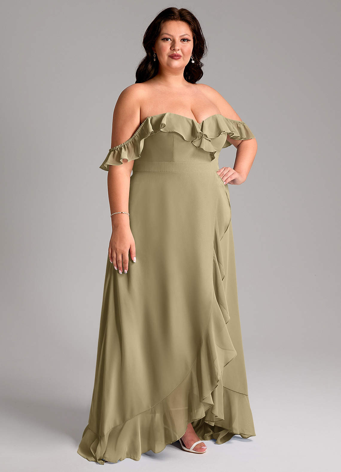 green convertible bridesmaid dress Burnt Orange Velvet Bridesmaid Dress Convertible Floor-Length
