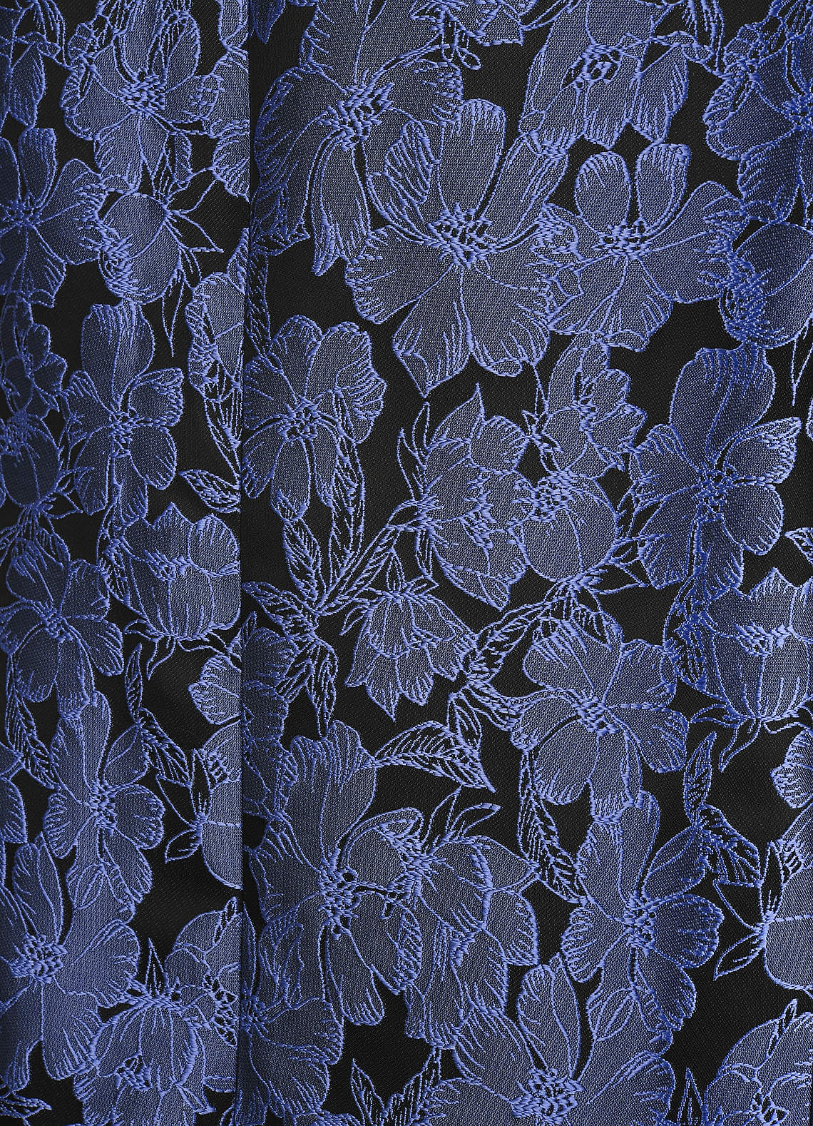 front Samuel Dusty Blue Floral Jacquard Peak Lapel Tuxedo Jacket