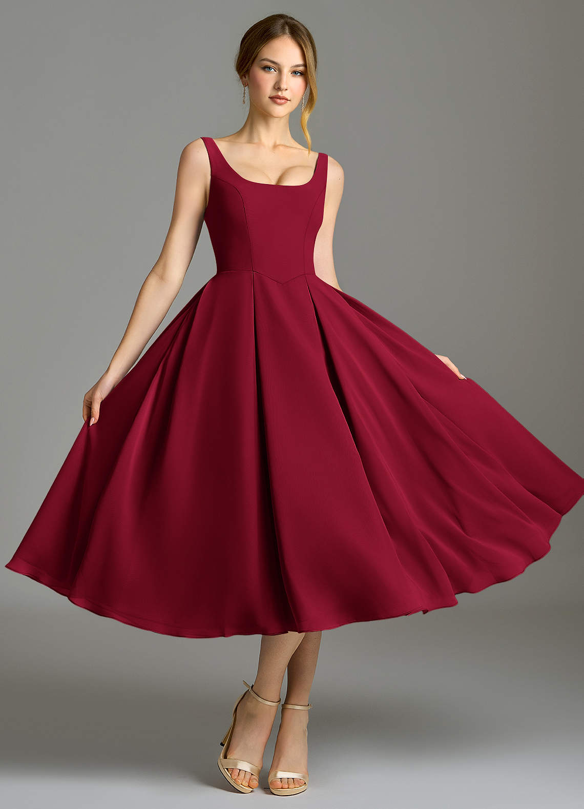 burgundy tea length bridesmaid dresses Burgundy Bridesmaid Dresses: Buy Women's Dresses Online at STACEES
