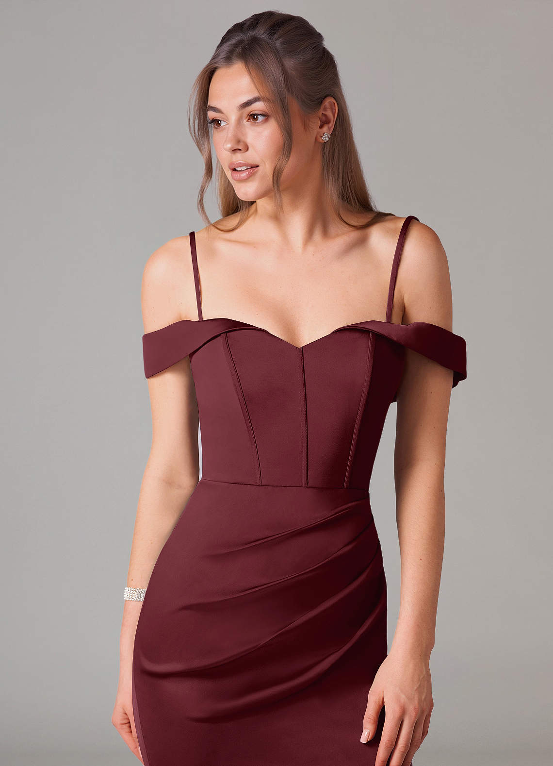 everly bridesmaid dresses Everly Satin Dress