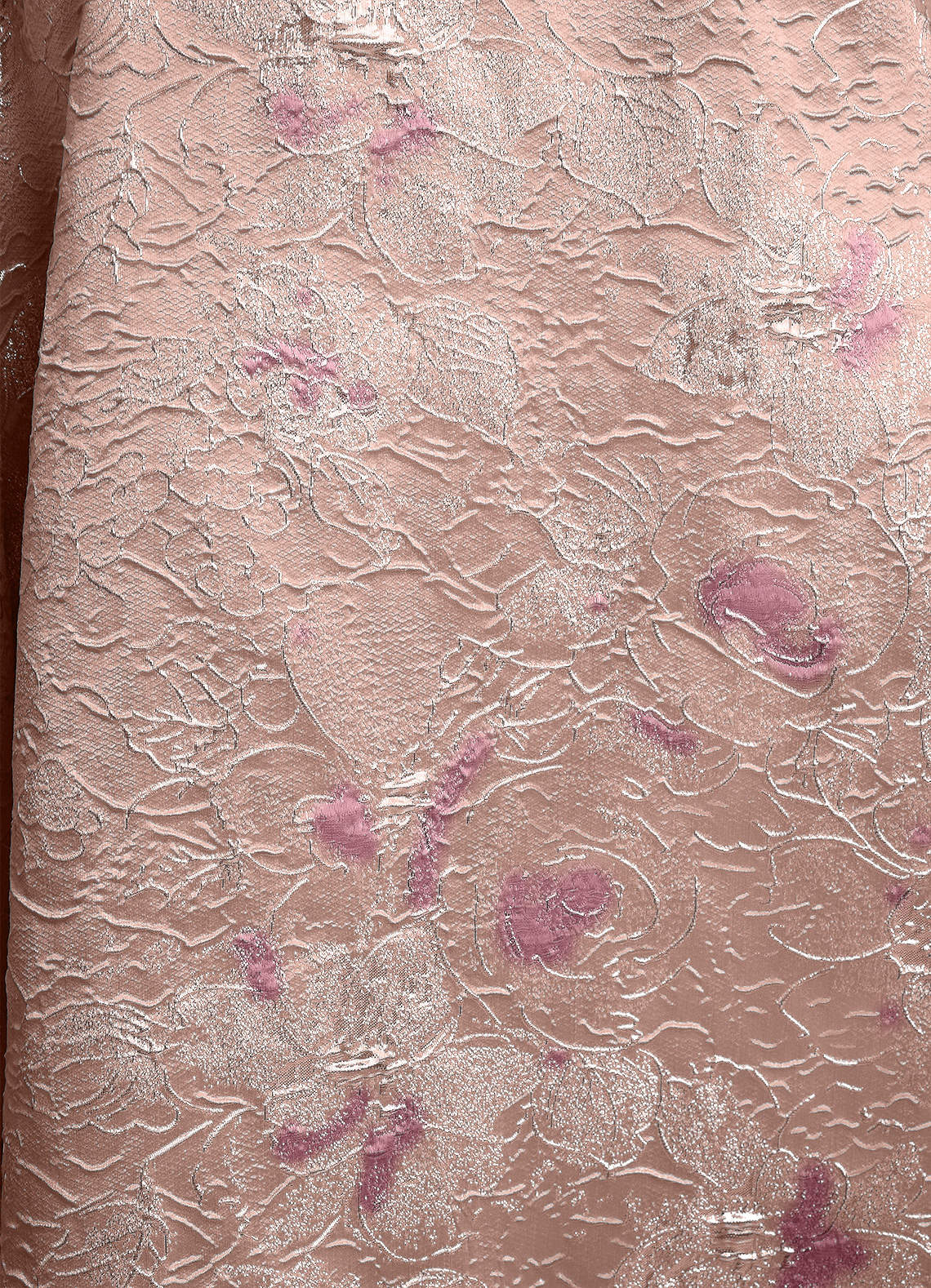 Azazie Lacey Klänningar till brudens mor Klä A-Line i Blommig Jacquard Av axeln Korall Jacquard image7