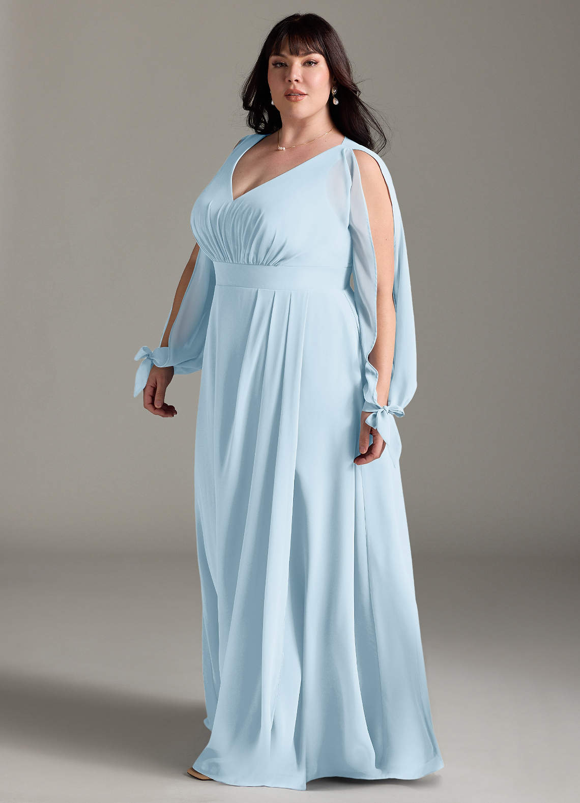 sky blue bridesmaid dress Unique Spaghetti Straps Maxi Chiffon Bridesmaid Dresses with Slit Neon pink US Child Size:Child-8 Perfect For Prom Men's Dress Shirt Sewing