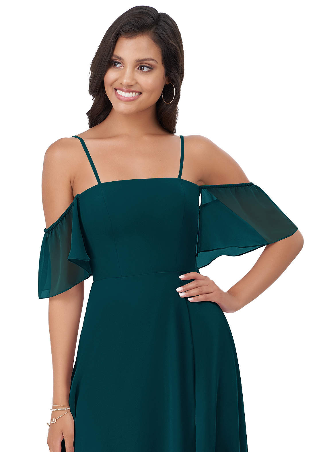 Pine Azazie Sue Bridesmaid Dresses | Azazie