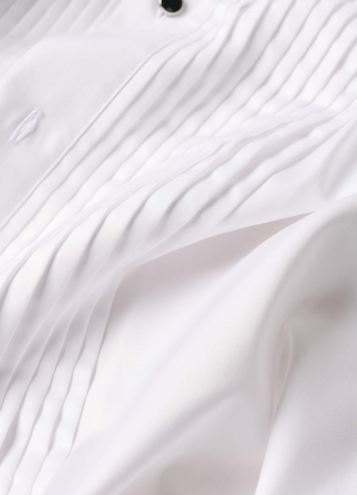 front Sebastian White Wing Tip 100% Cotton Tuxedo Shirt