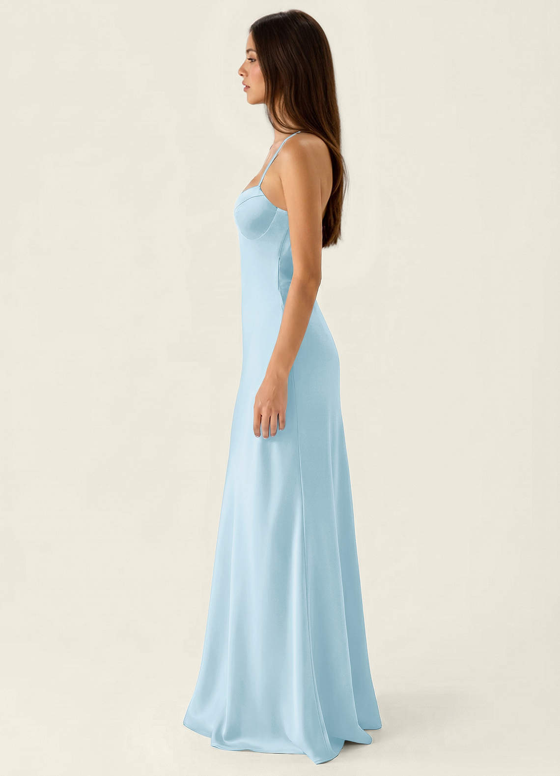 light blue beach dress Fortunate One Back Details Summer Light Blue Beach Dress
