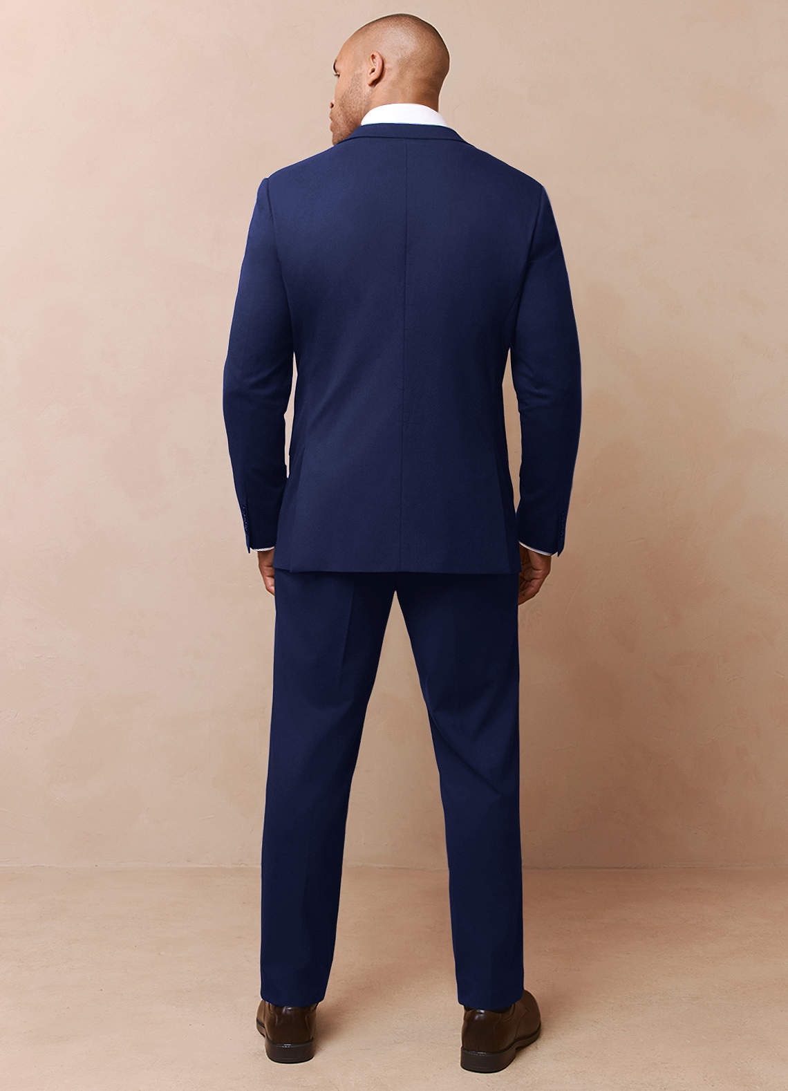 front Savile Blue Wool Blend Suit