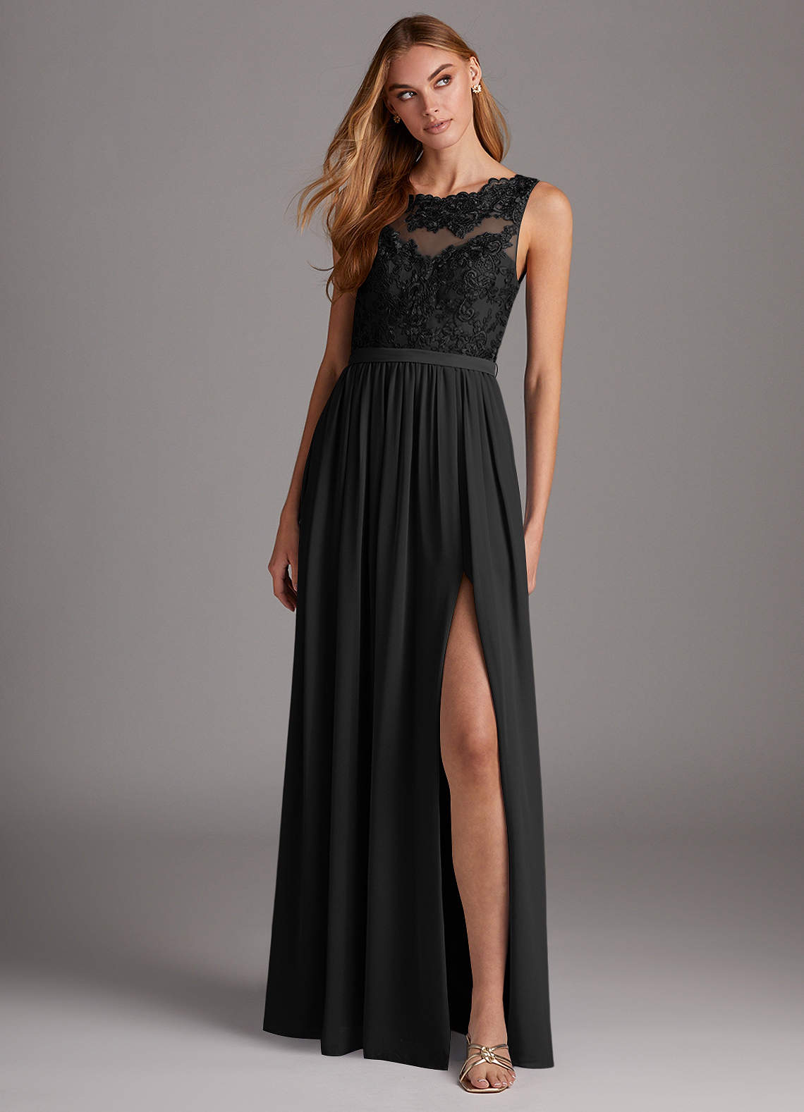 blue dress for baby girl Custom Made Off Shoulder Black Lace Mermaid Prom Dresses, Black Lace M –  jbydress main image 0