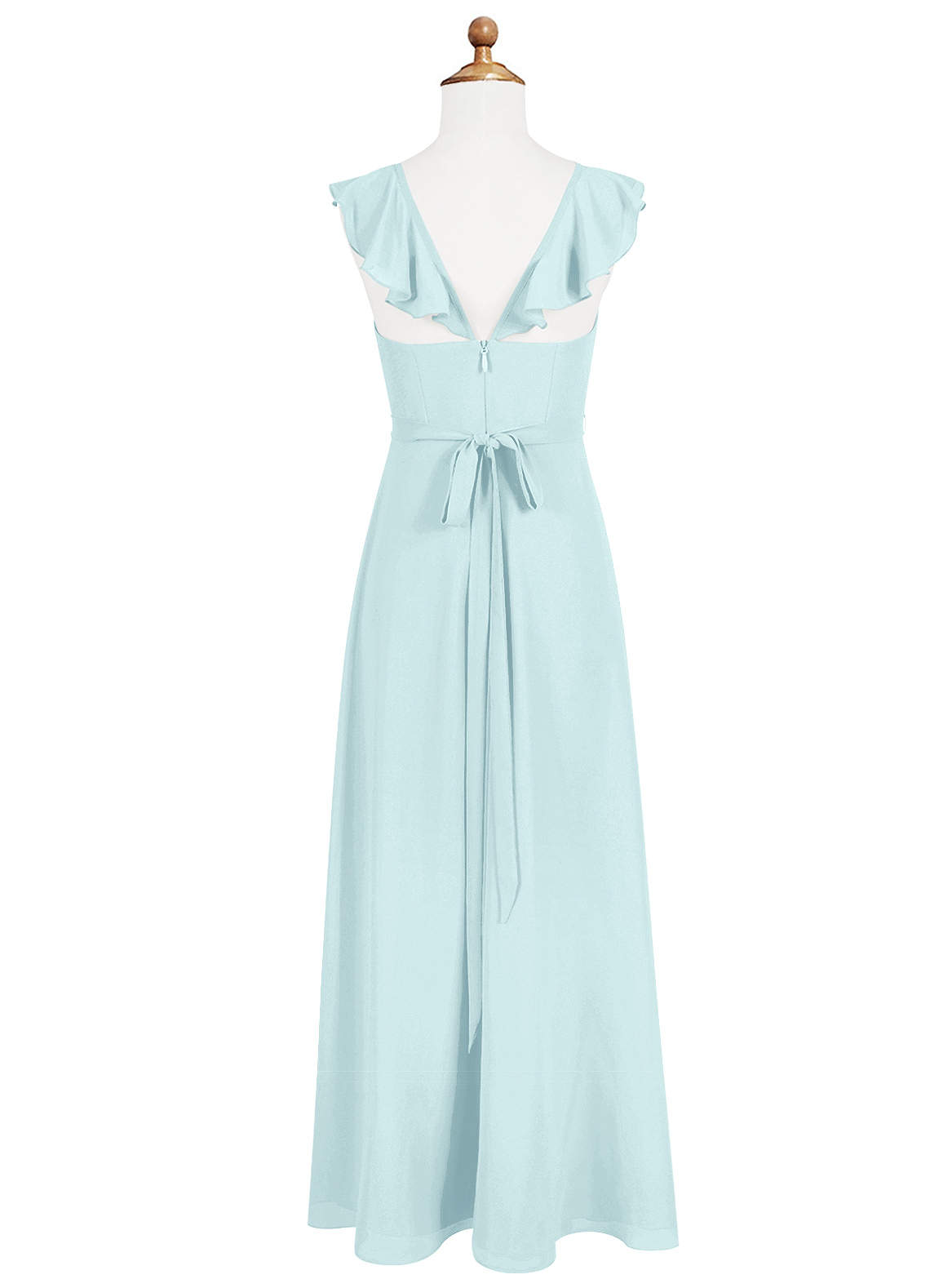 light turquoise bridesmaid dresses Turquoise Straps Pleated Bridesmaid Dress – FancyVestido