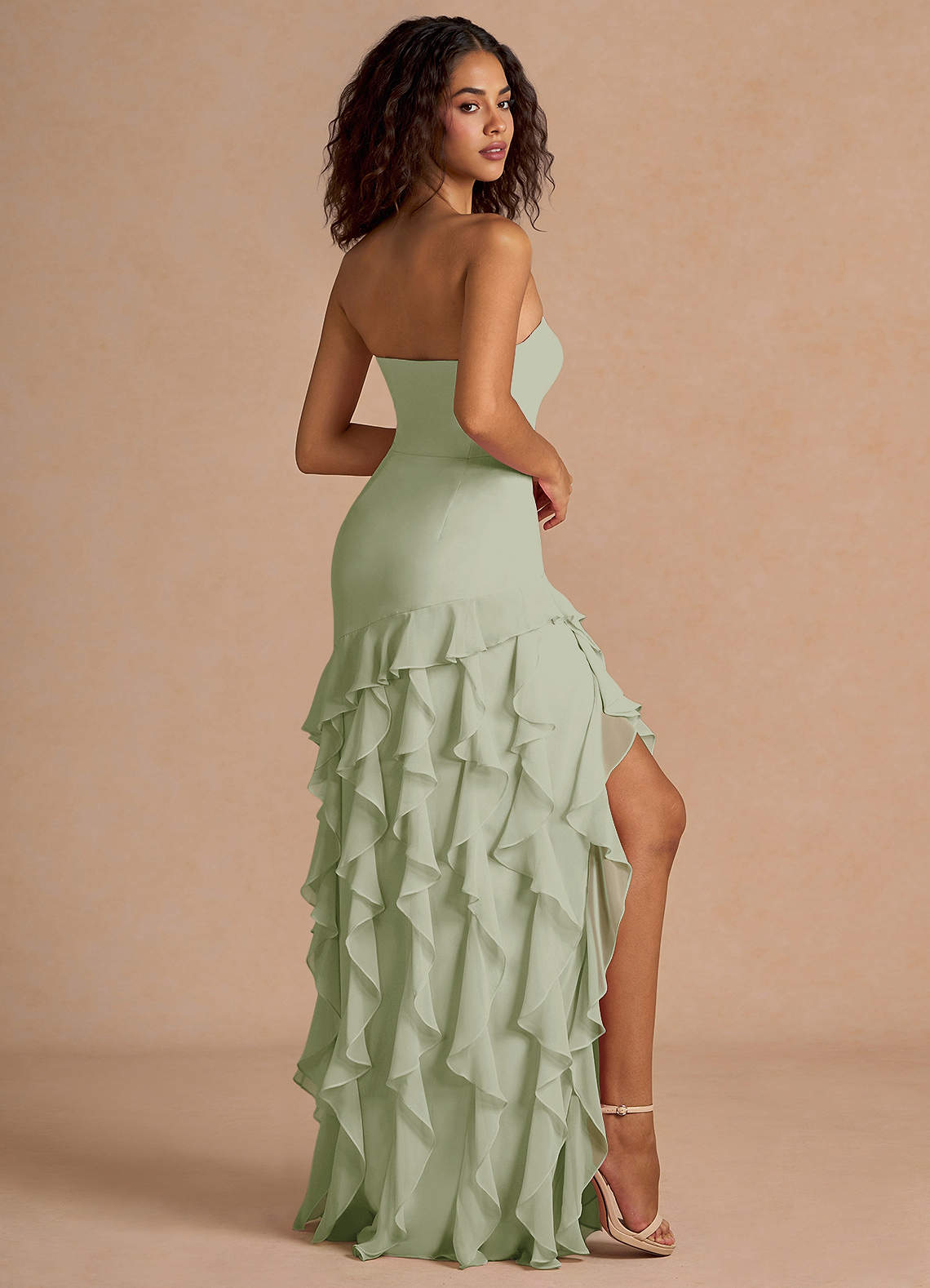 Kylee Light Green Maxi Dress image1