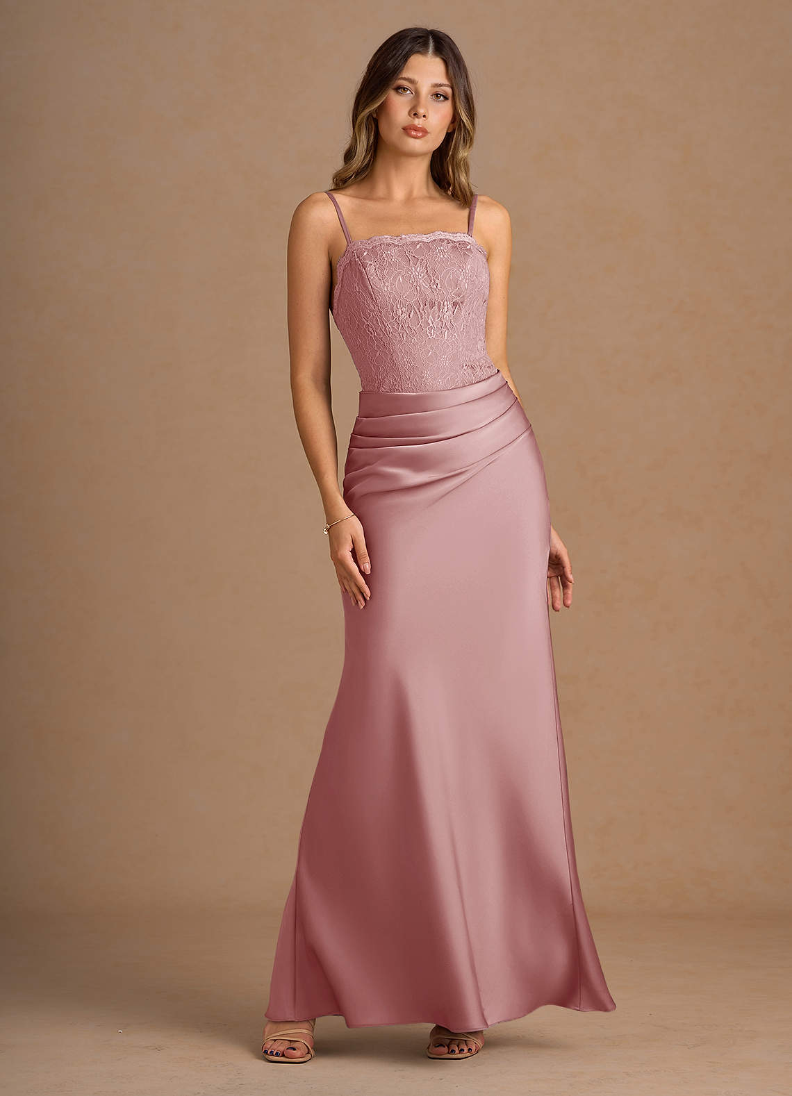 Vestido Rosa Claro Largo Arlise image1